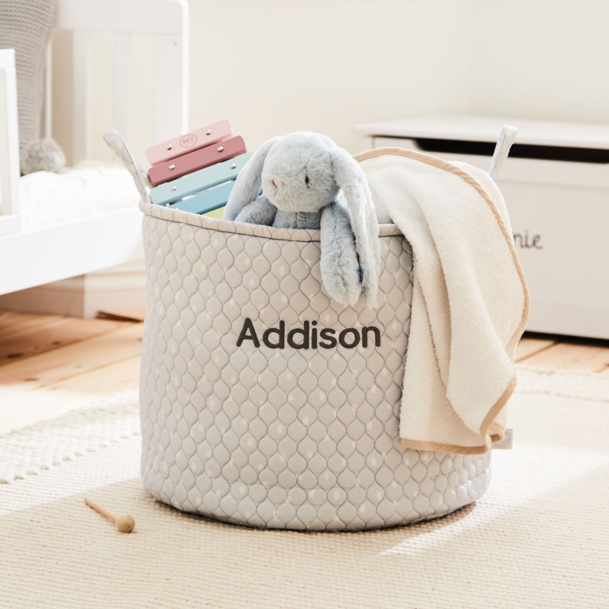 Personalised Large Polka Dot Storage Bag