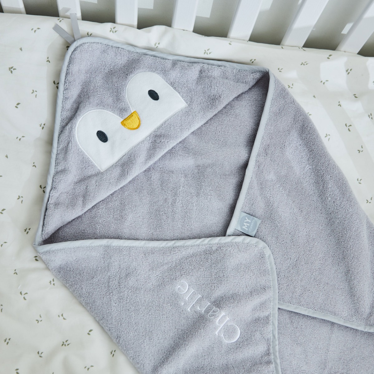 Personalised Penguin Hooded Towel