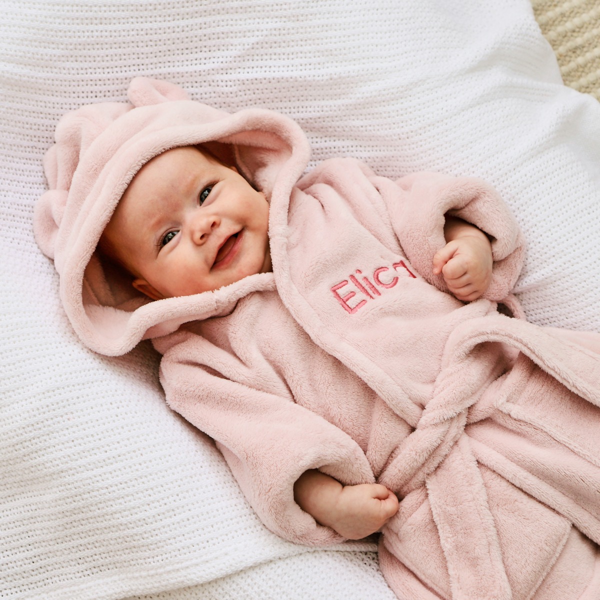 Personalised Hooded Fleece Robe