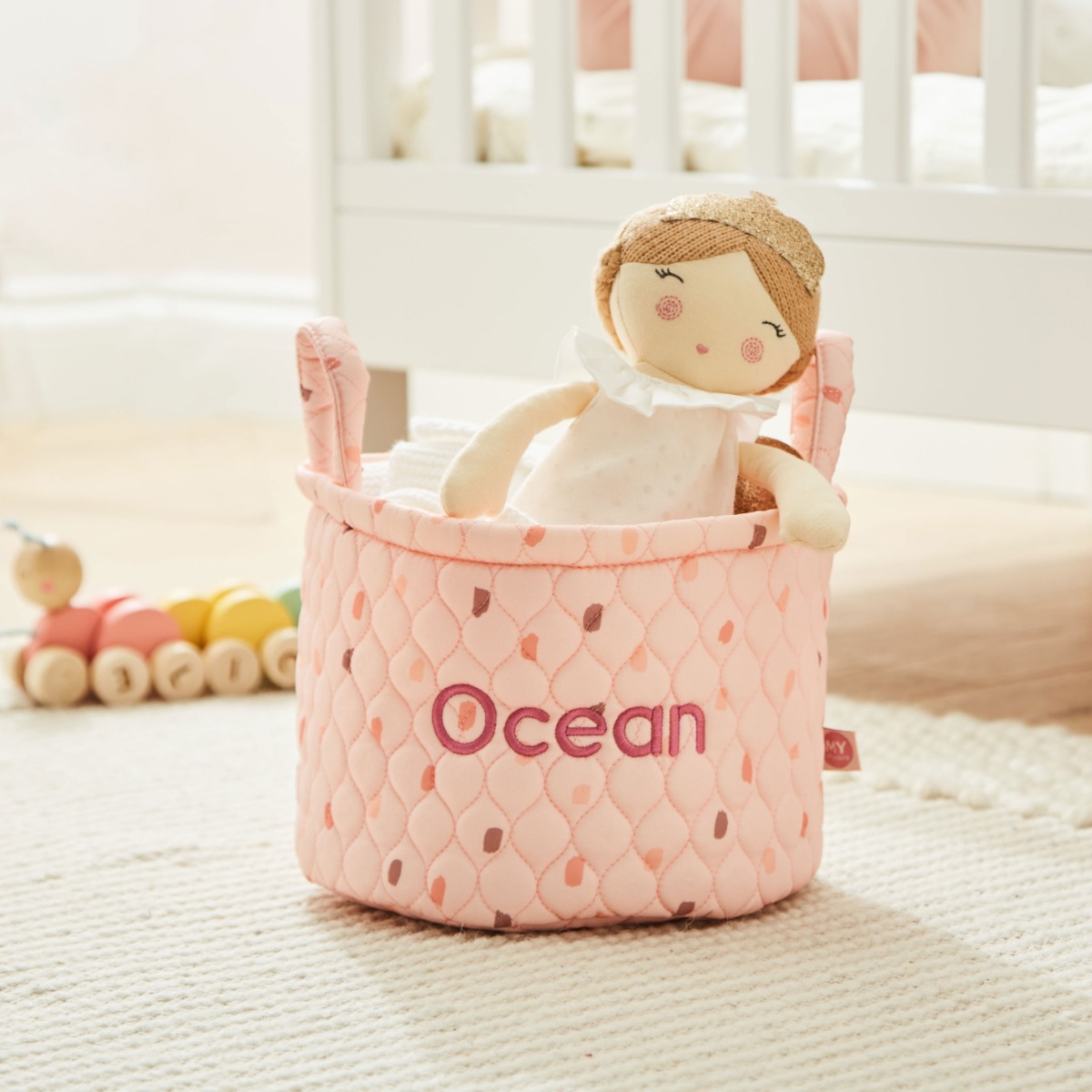 Personalised Small Polka Dot Storage Bag