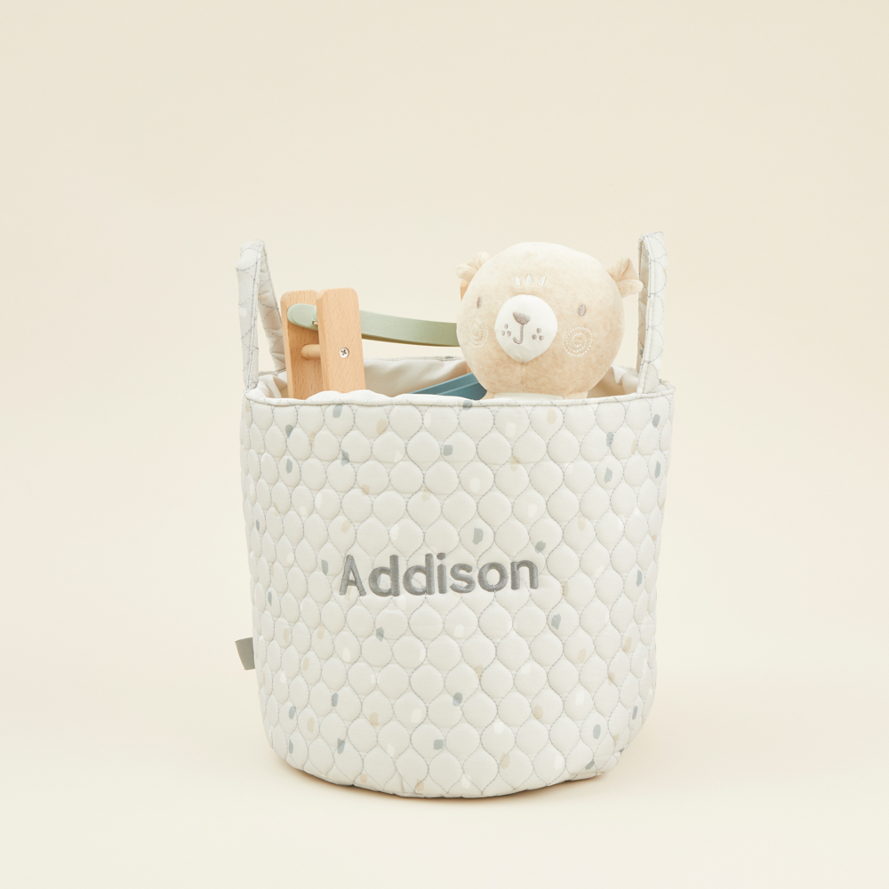 Personalised Medium Polka Dot Storage Bag