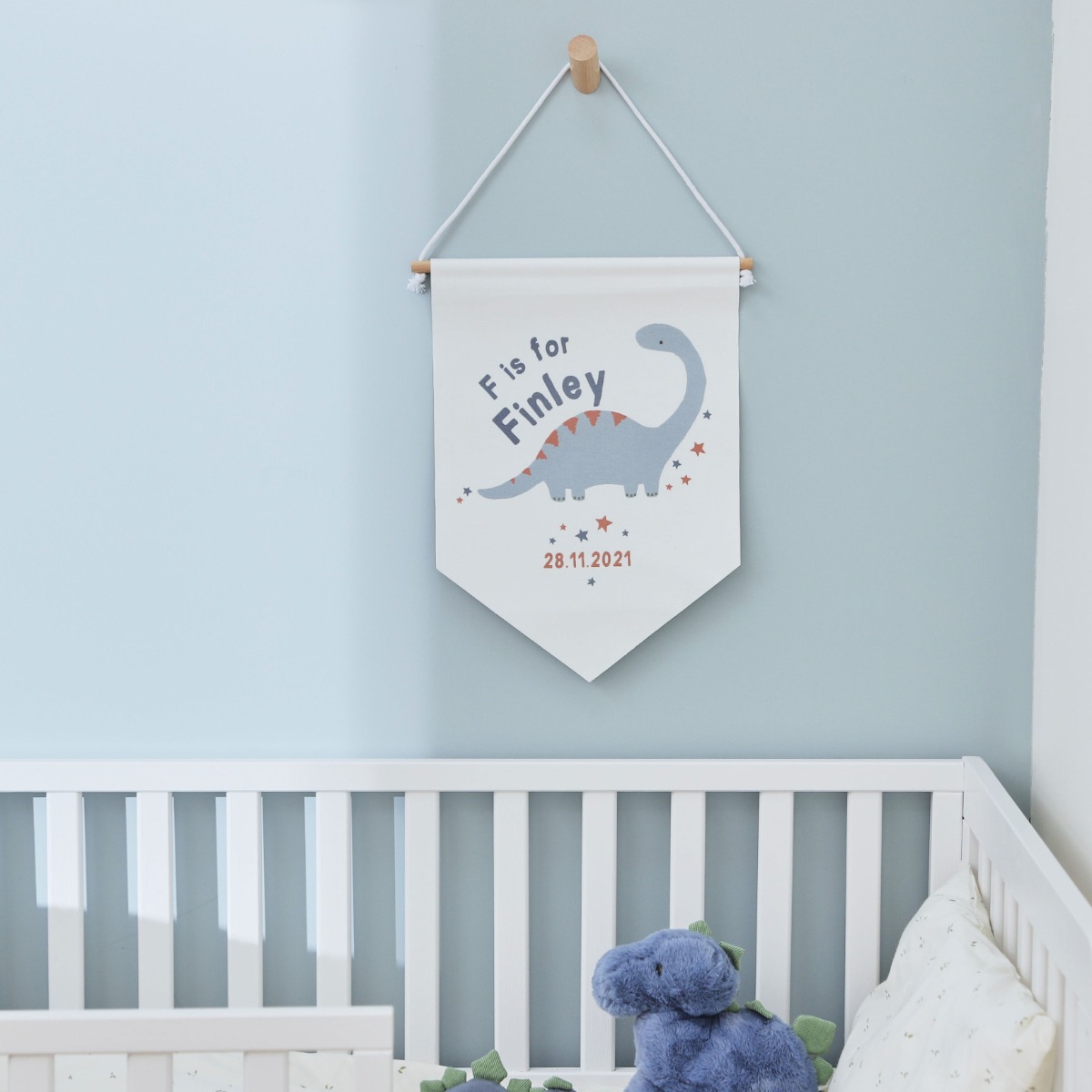 Personalised Dinosaur Design Wall Hanging