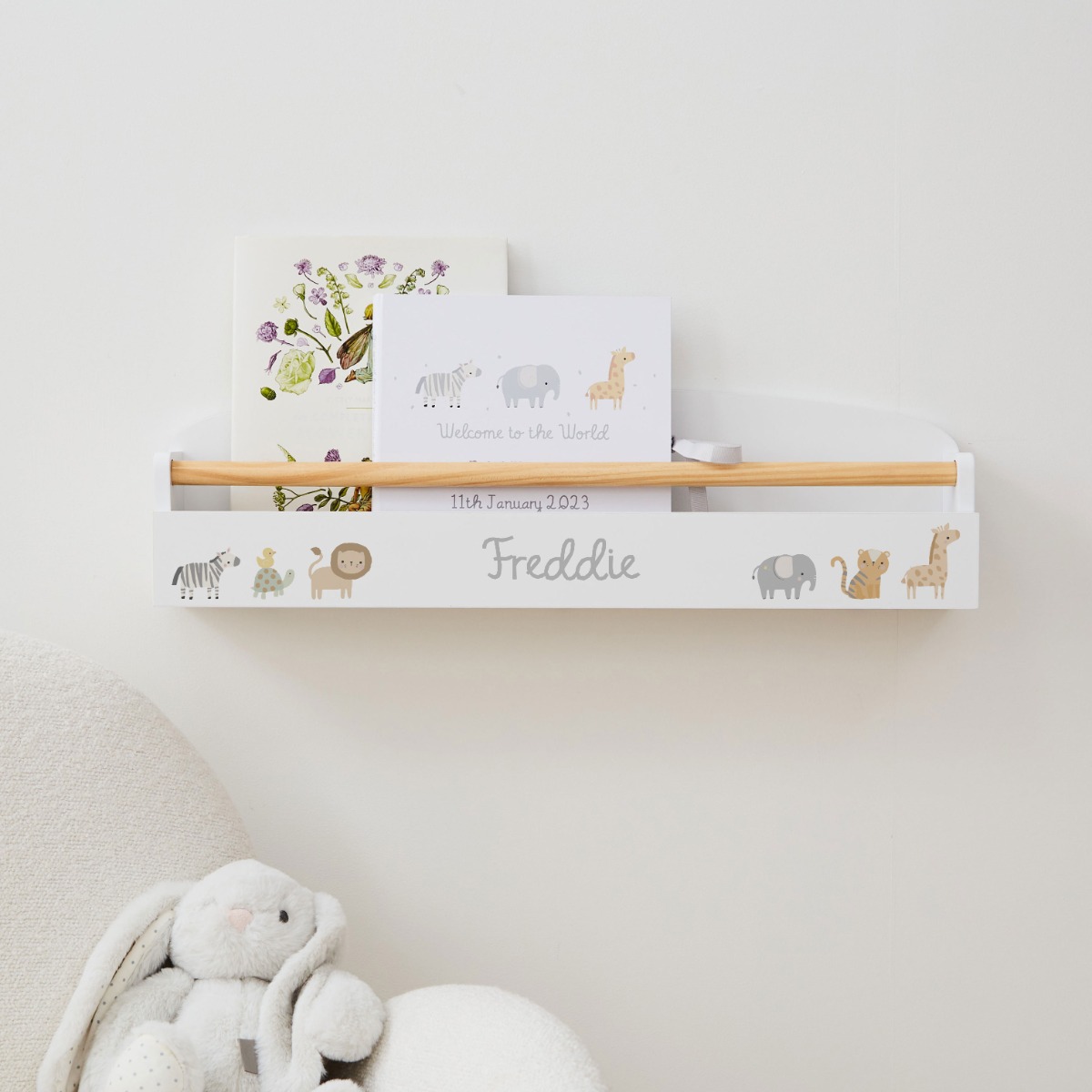 Personalised Born to be Loved Shelf