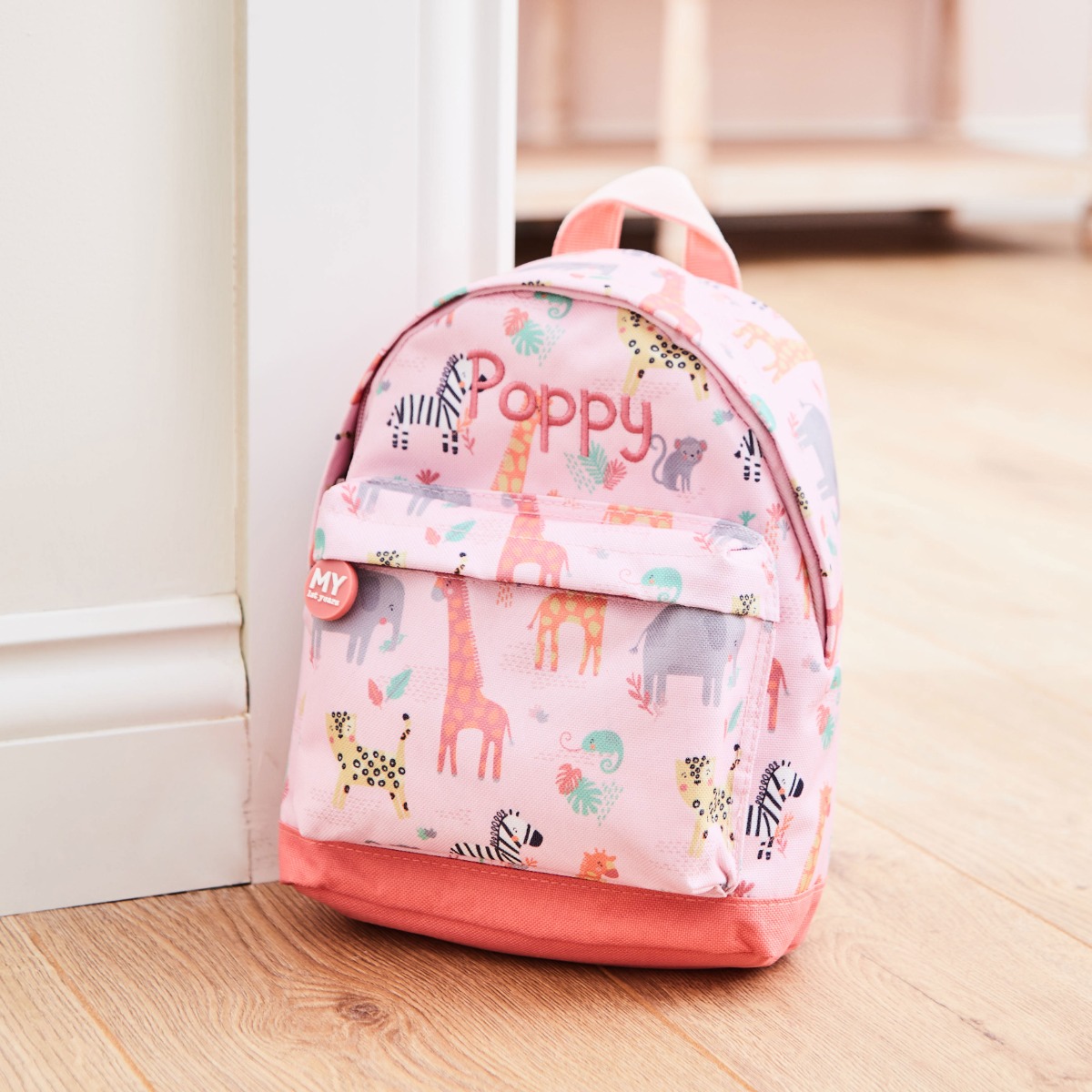 Personalised Safari Print Classic Mini Backpack