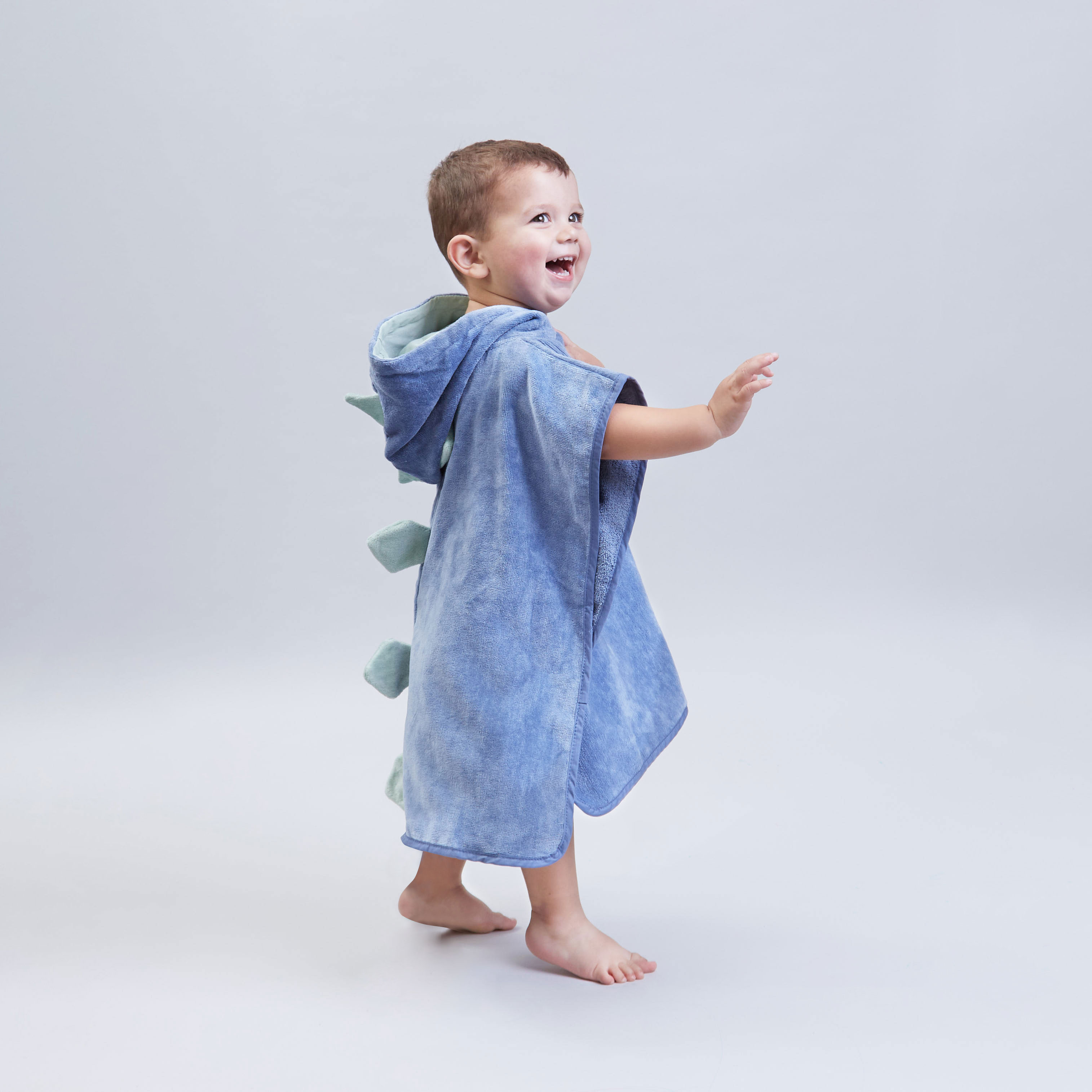 Personalised Dinosaur Towelling Poncho