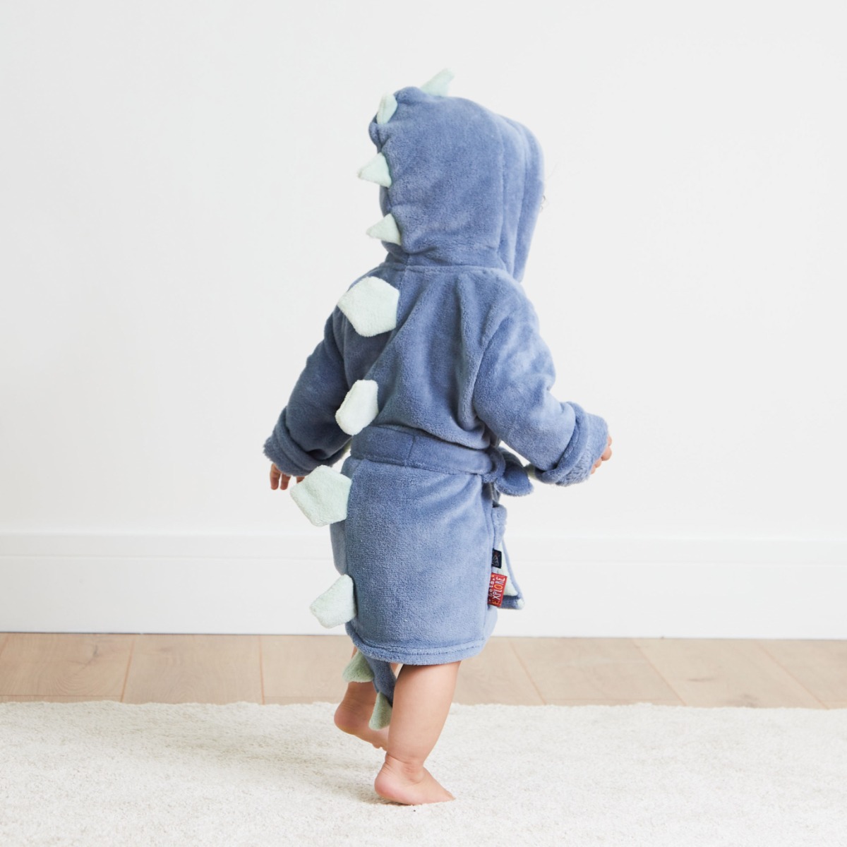 Personalised Dinosaur Fleece Dressing Gown