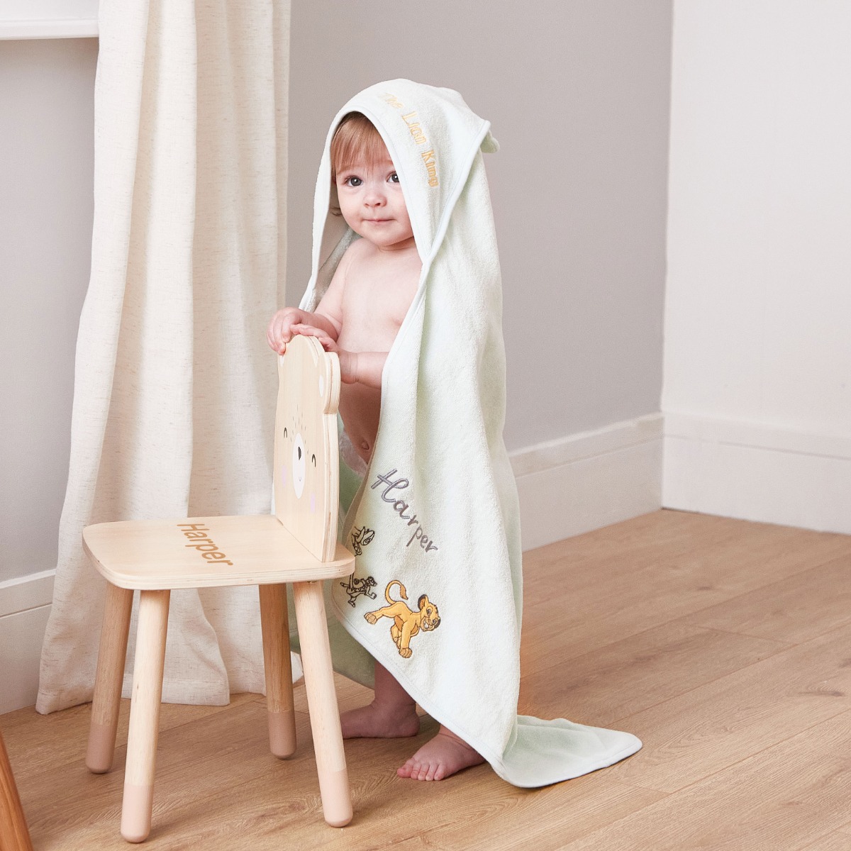 Personalised Disney The Lion King Hooded Towel