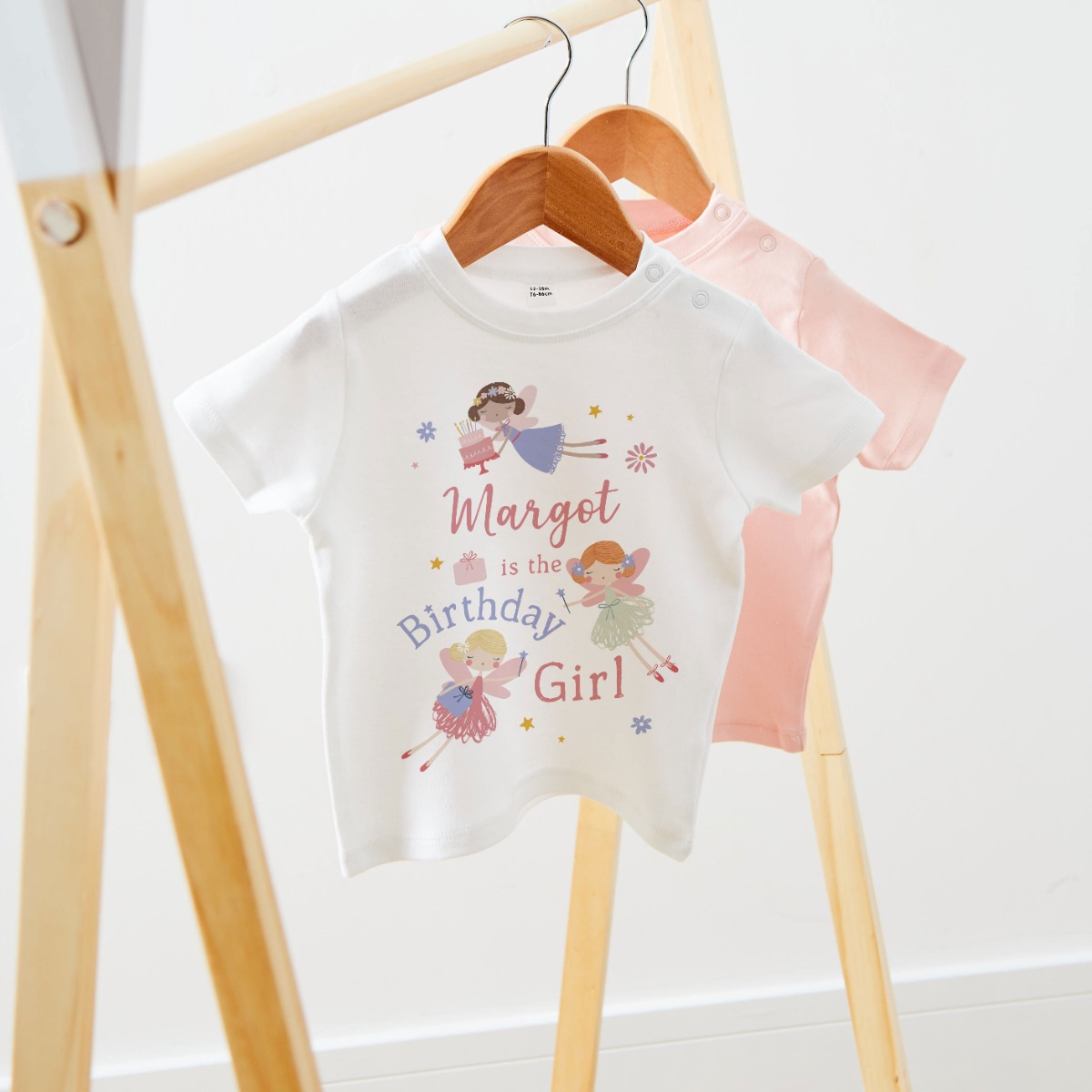 Personalised Fairy Birthday T-Shirt