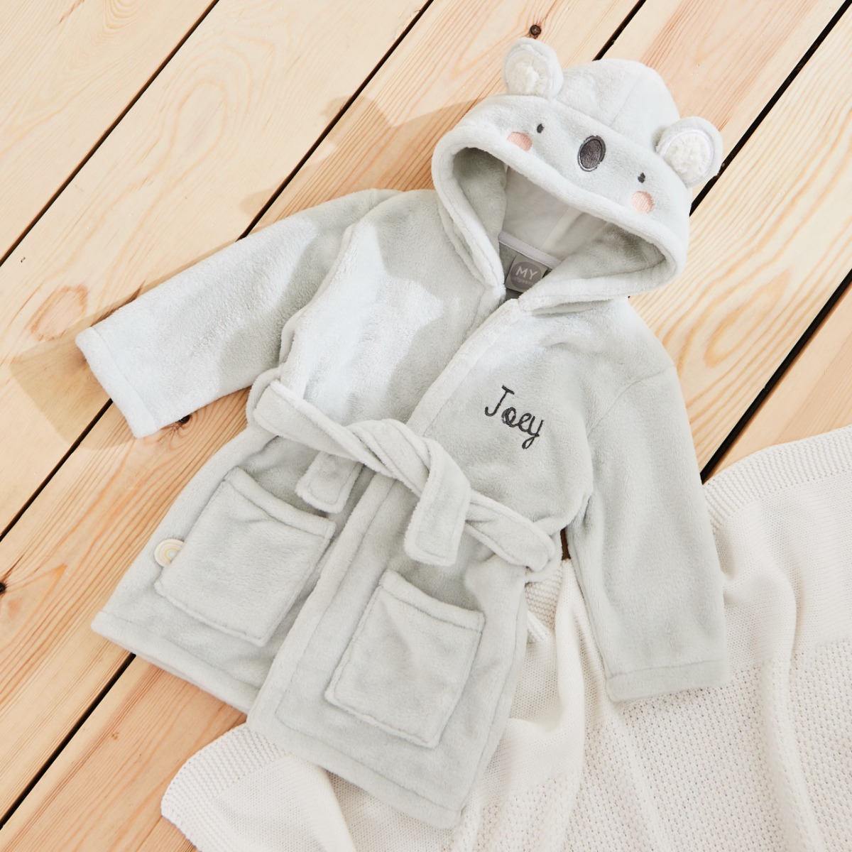 Personalised Koala Fleece Robe