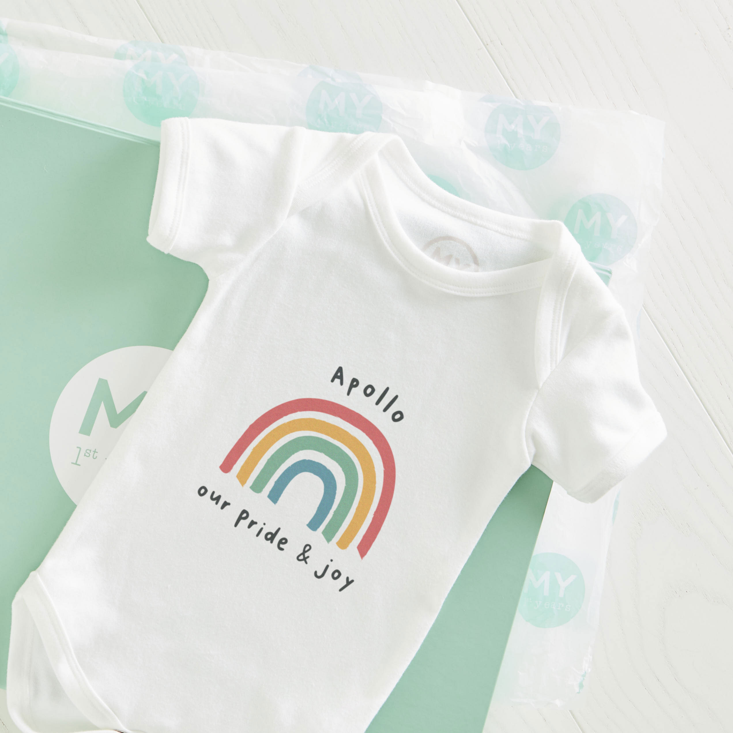 Personalised Pride Joy Bodysuit