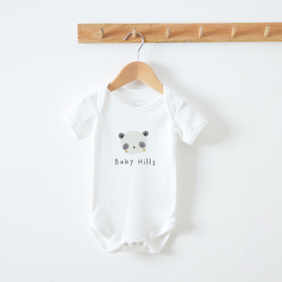 Personalised Panda Bodysuit