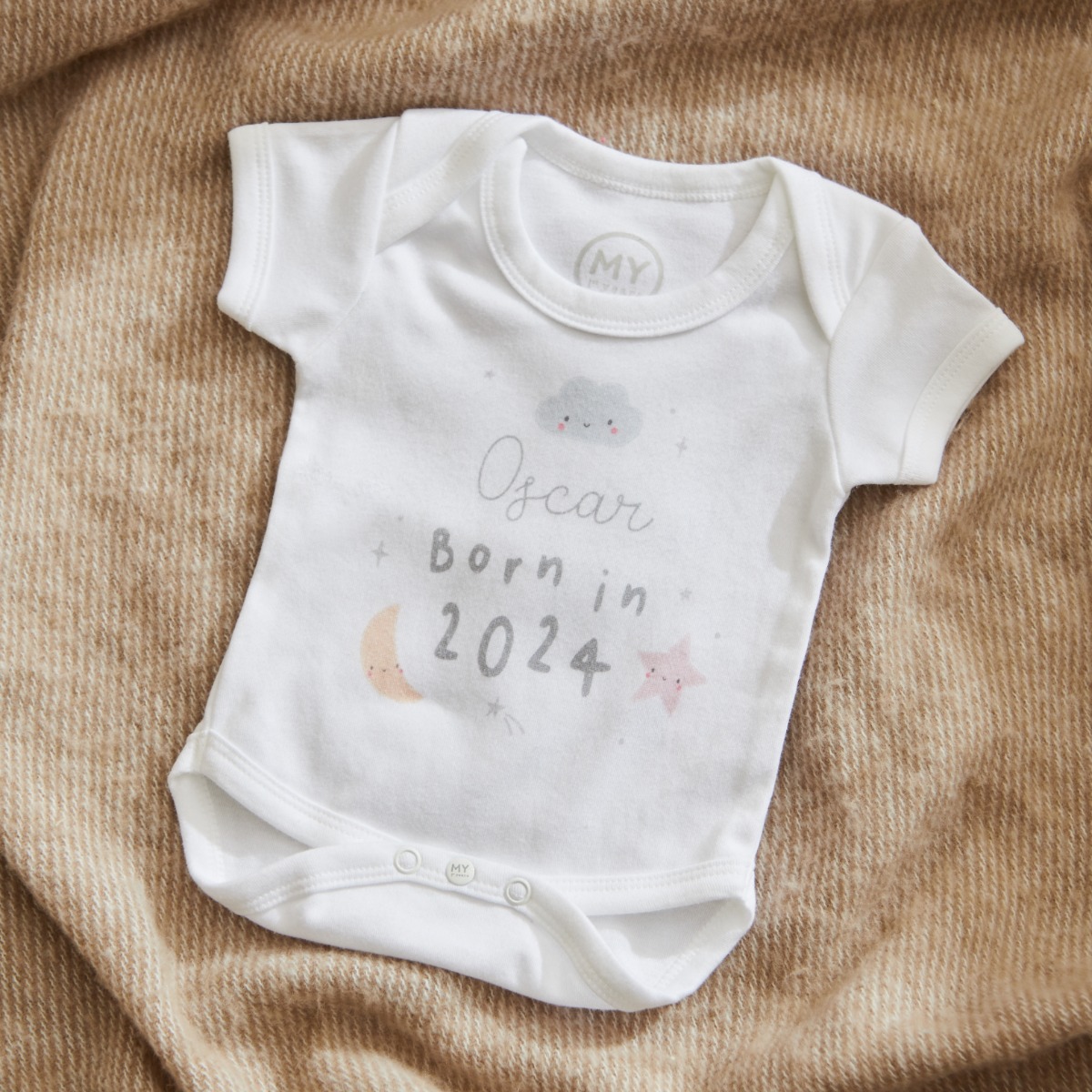 Personalised Born in 2024 Bodysuit