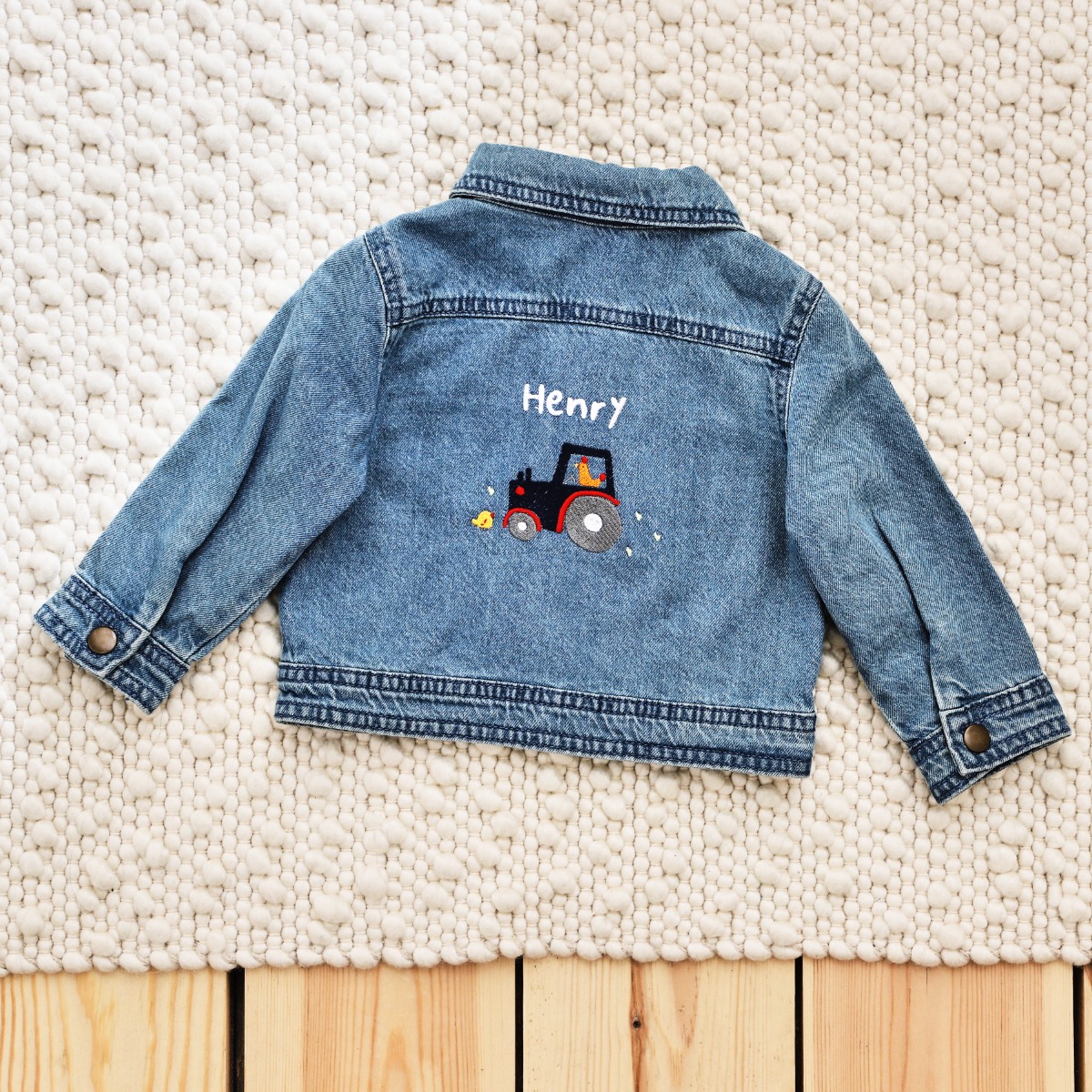 Personalised Farmyard Denim Jacket