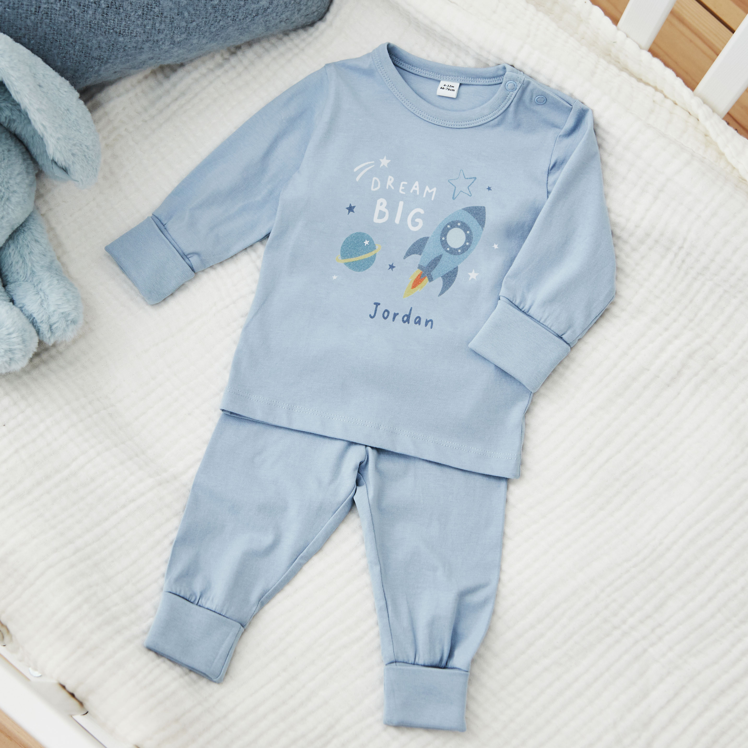 Personalised Dream Big Jersey Pyjamas