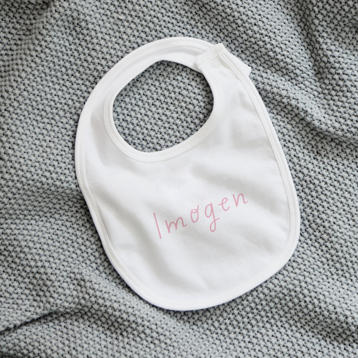 Personalised Cursive Name Bib