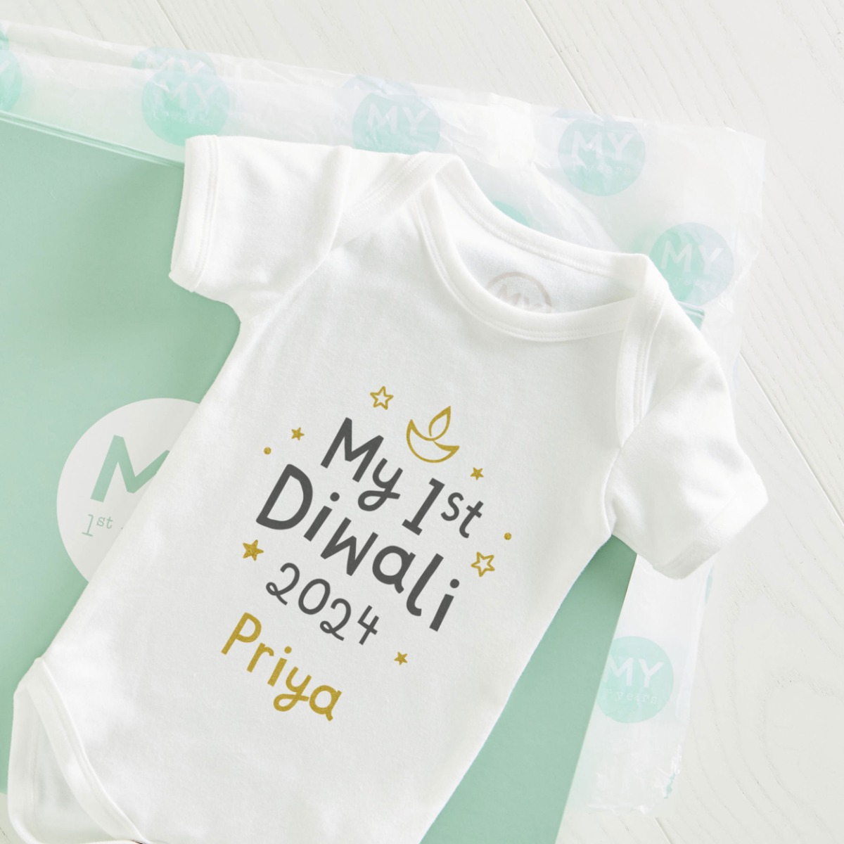 Personalised My 1st Diwali Bodysuit