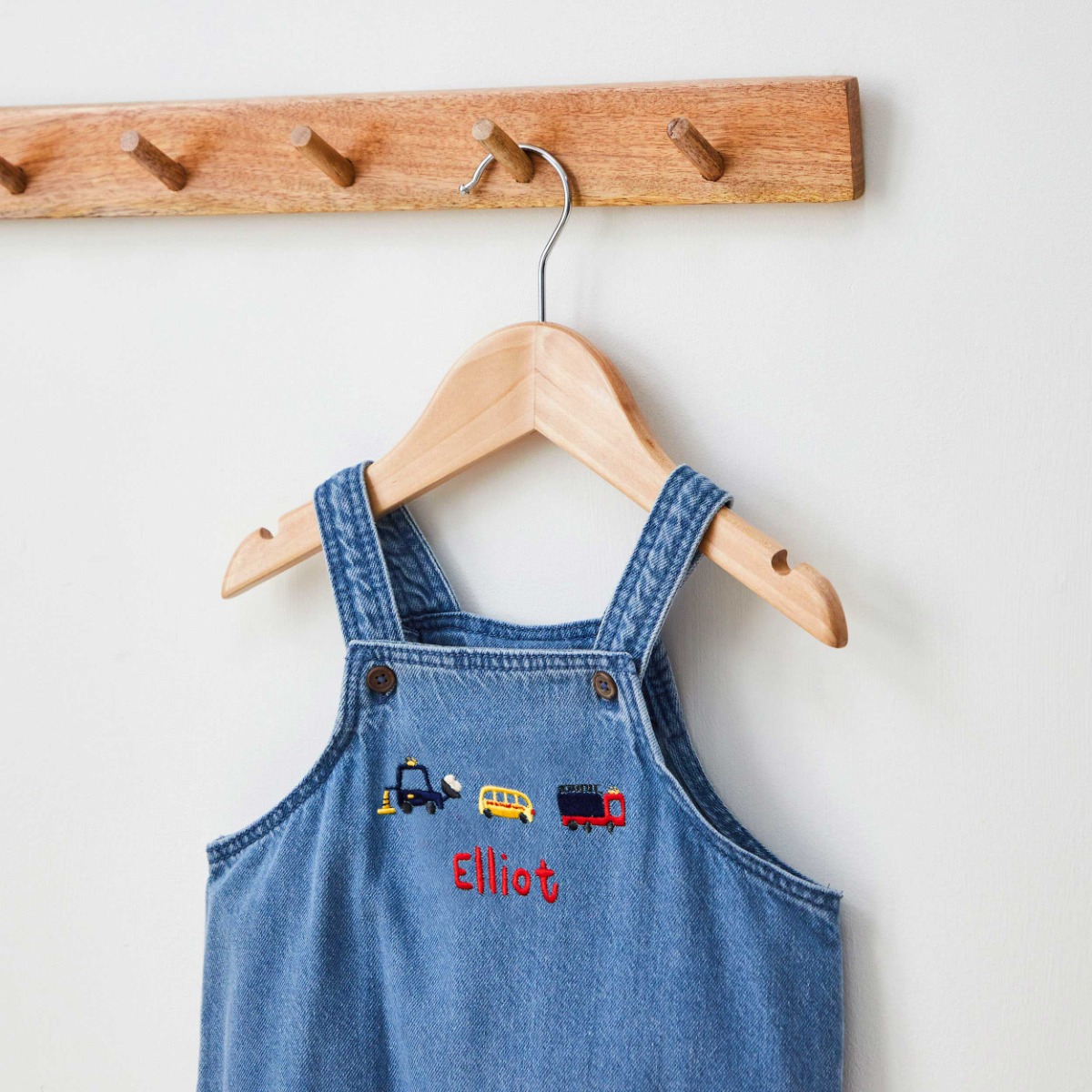 Personalised Digger Denim Dungarees