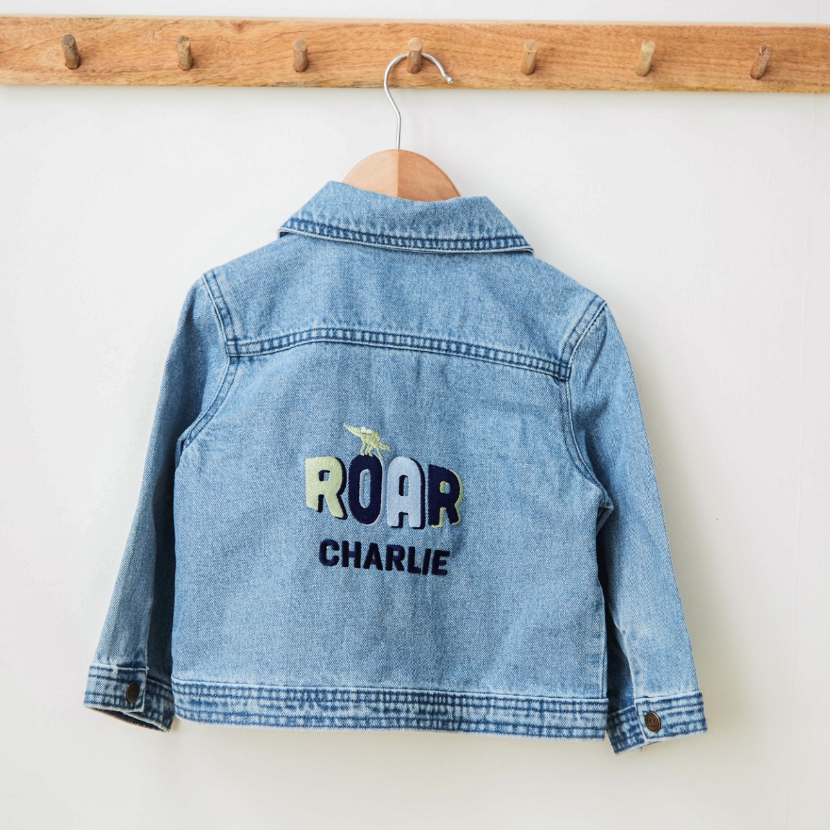 Personalised Natural History Museum ROAR Denim Jacket