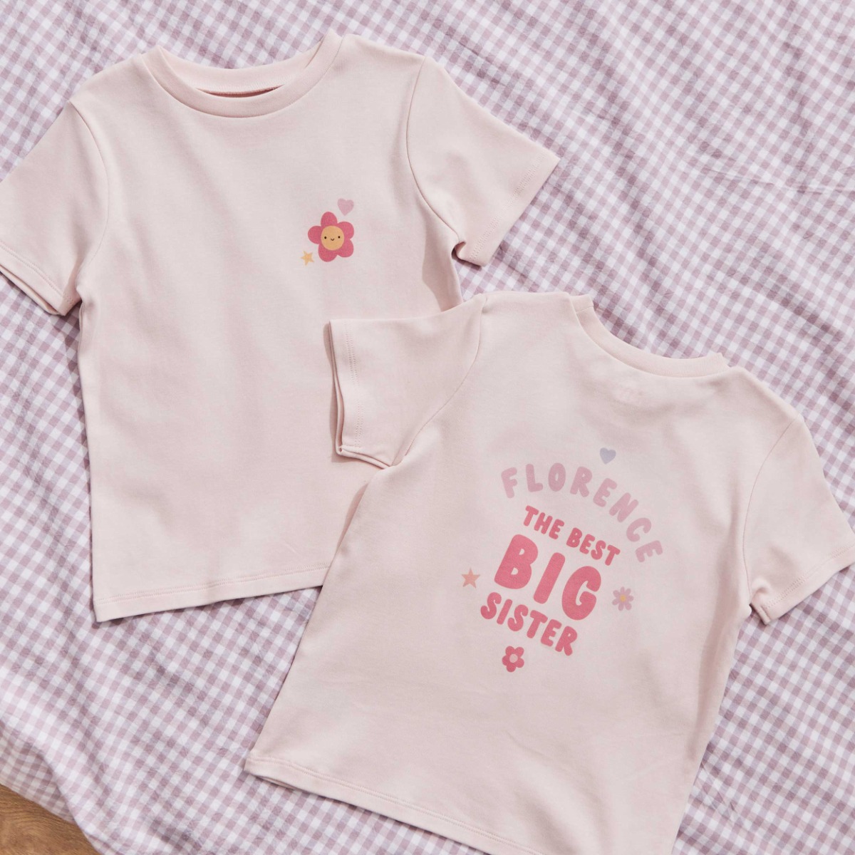 Personalised Best Big Sister T-Shirt