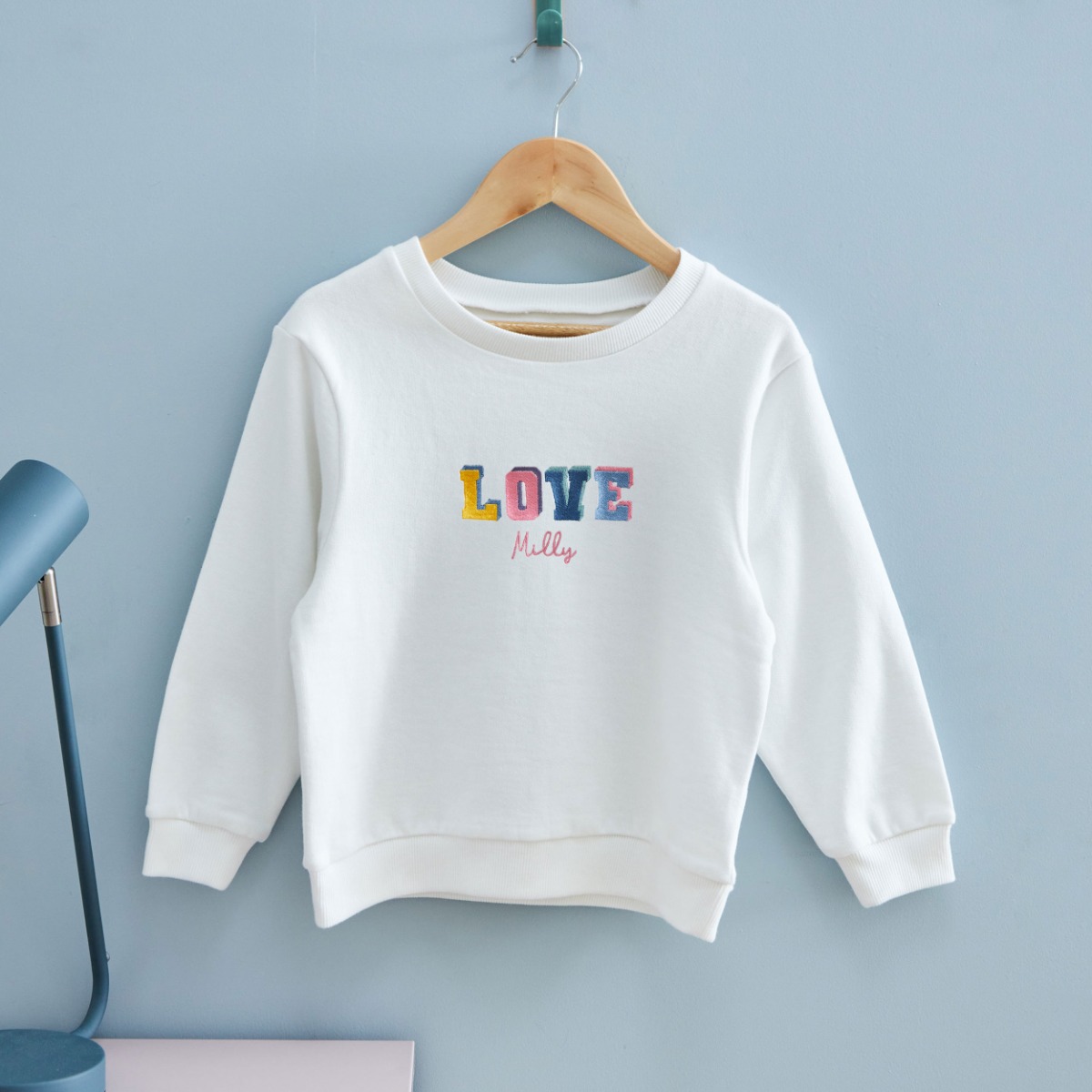 Personalised LOVE Rainbow Sweatshirt