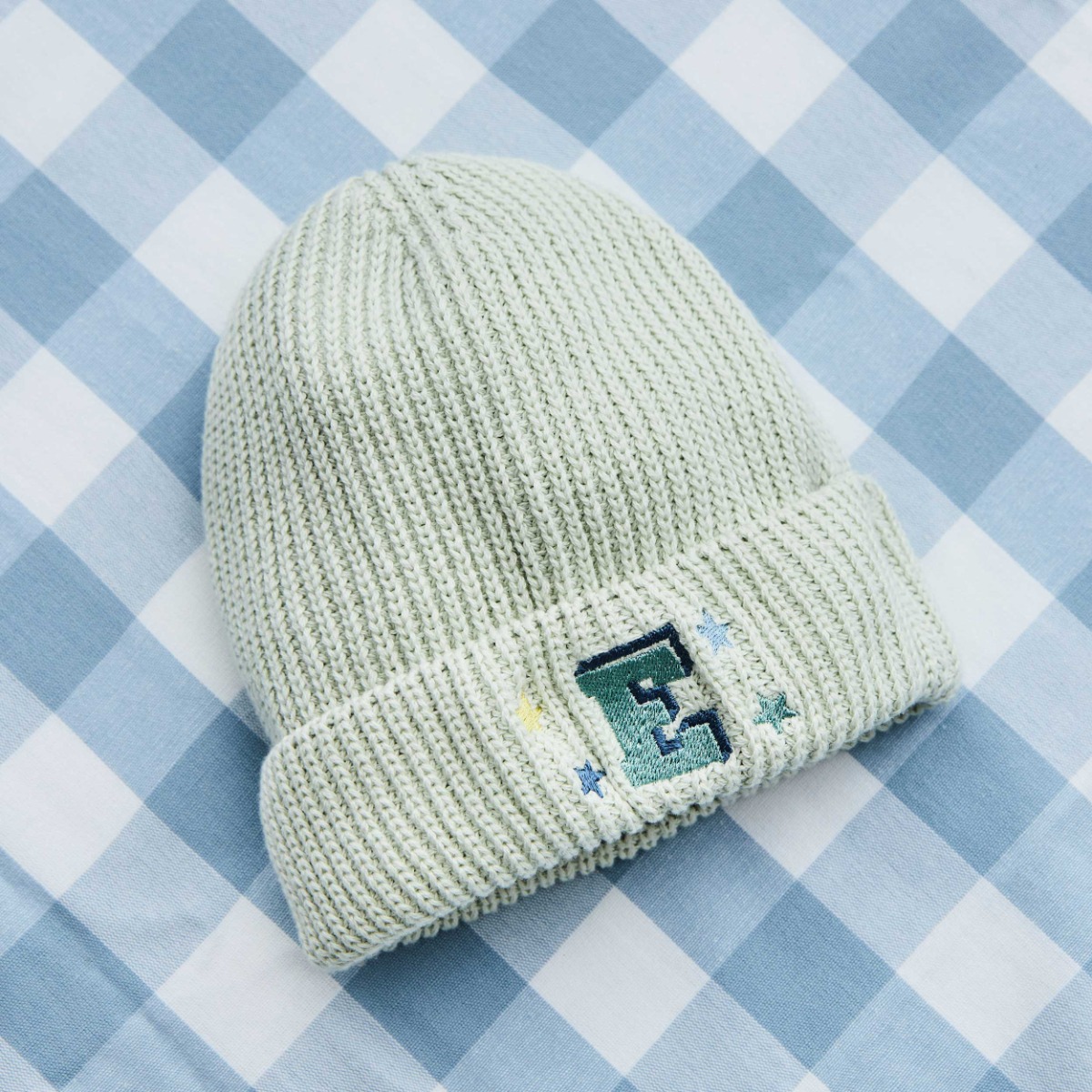 Personalised Initial Sage Beanie