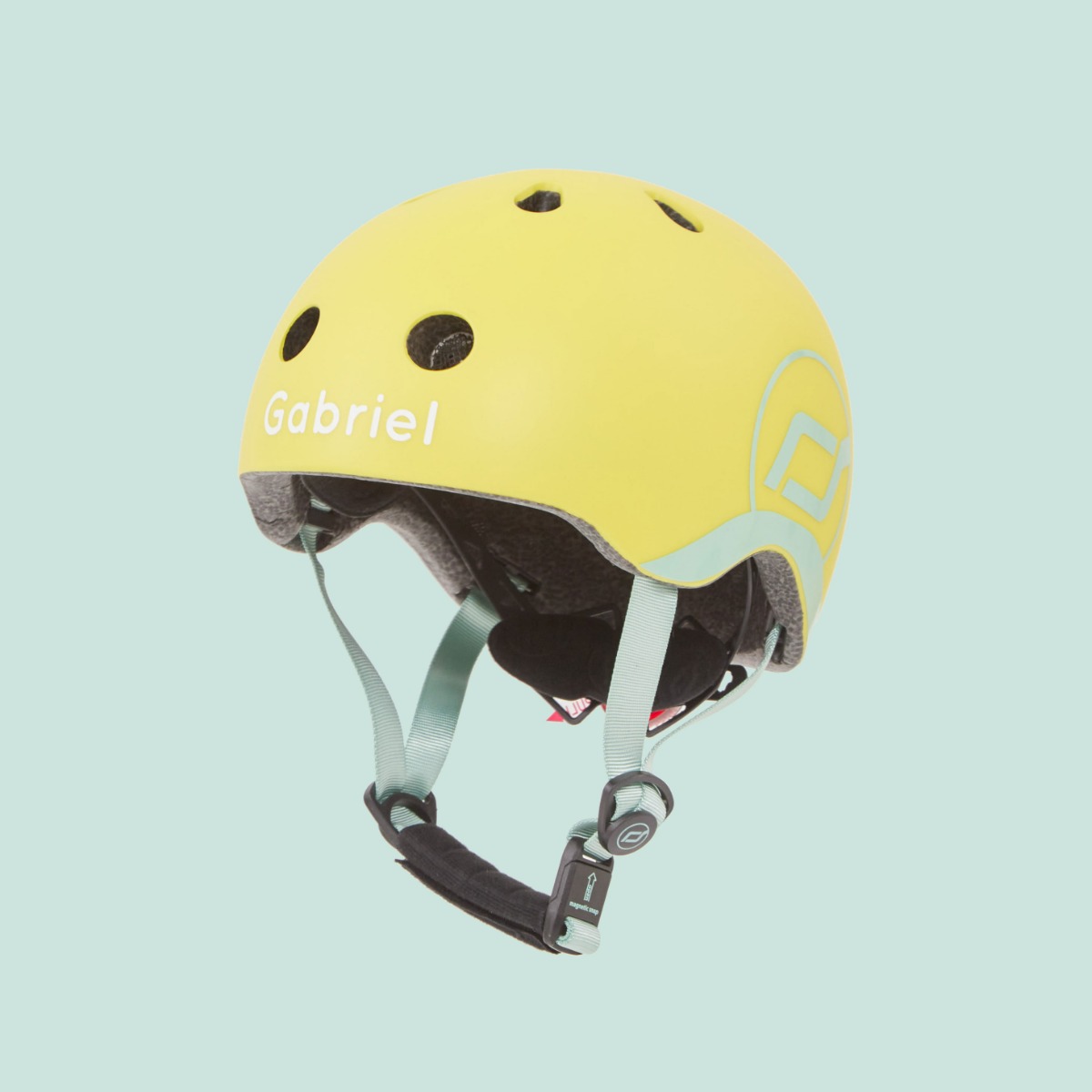 Personalised Scoot and Ride Lemon Helmet XXS-S