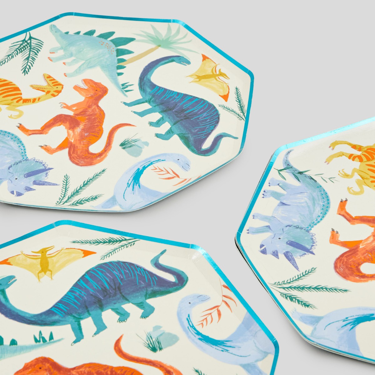 Meri Meri Dinosaur Kingdom Dinner Plates