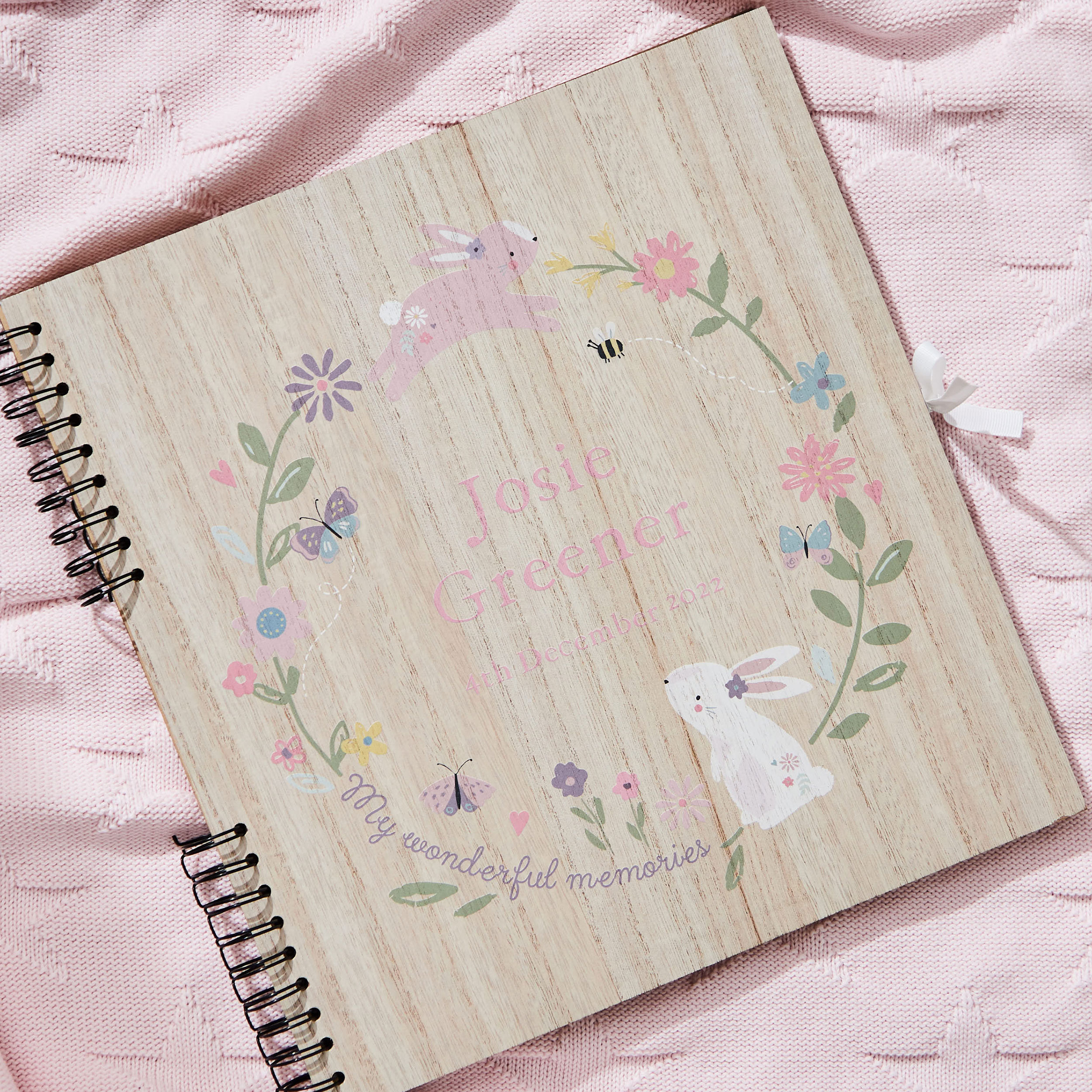 Personalised My Wonderful Memories Scrapbook