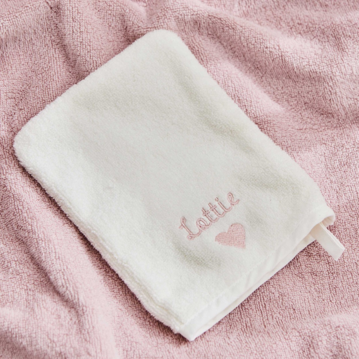 Personalised Heart Bath Mitt