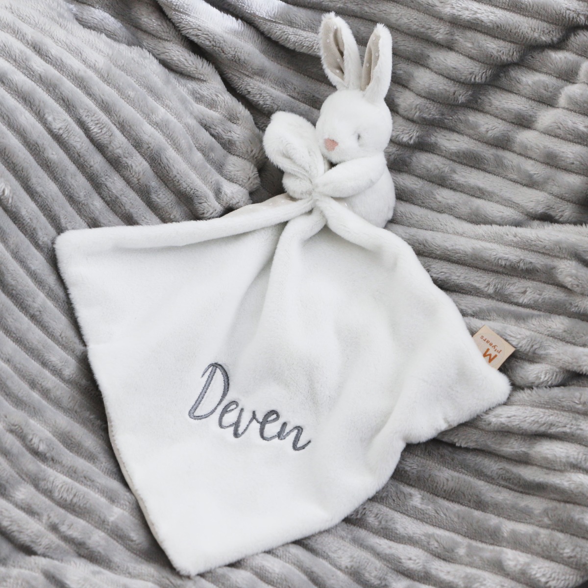 Personalised Super Soft Bunny Comforter