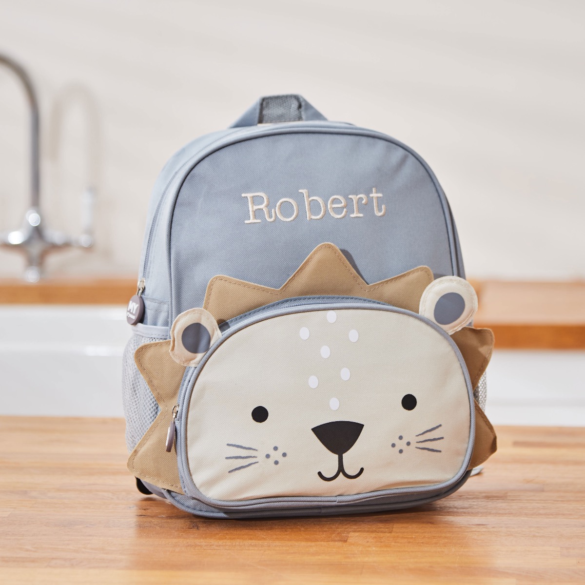 Personalised Lion Medium Backpack