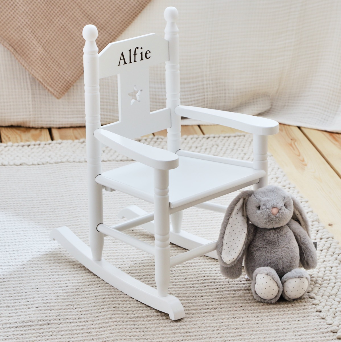 Personalised Star Children s Rocking Chair