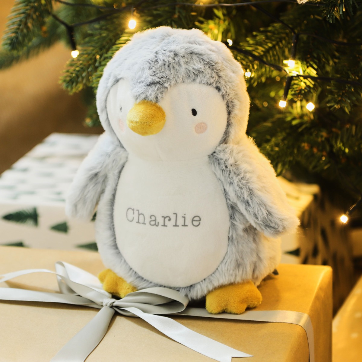 Personalised Penguin Soft Toy