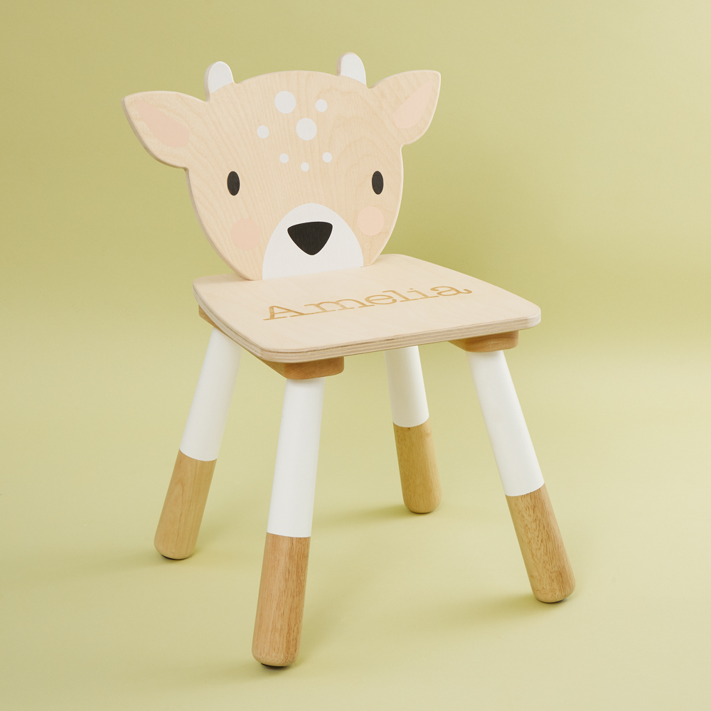 Personalised Tenderleaf Deer Design Children s Chair