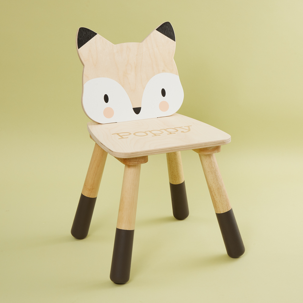 Personalised Tenderleaf Fox Design Children s Chair