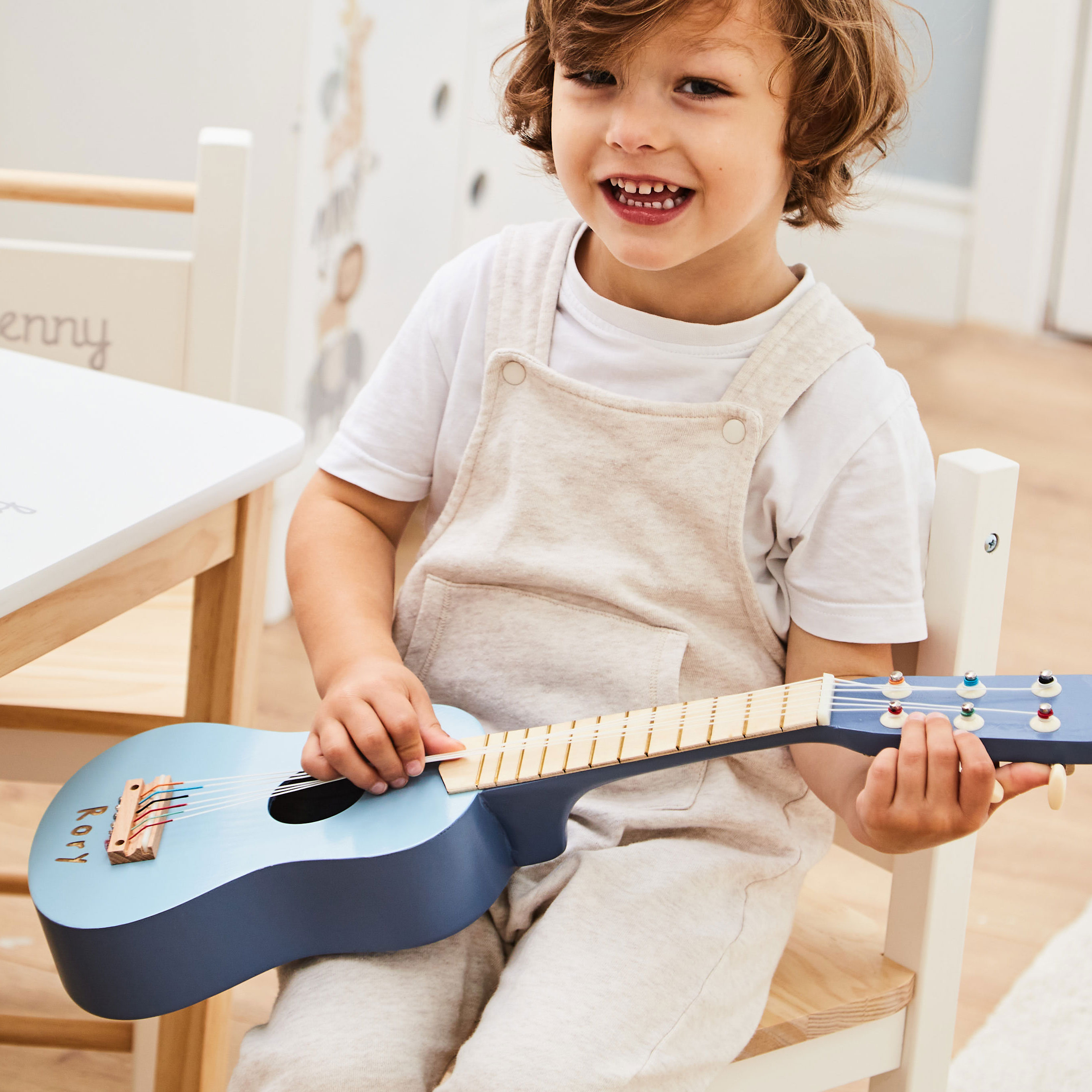 Personalised Guitar Wooden Toy