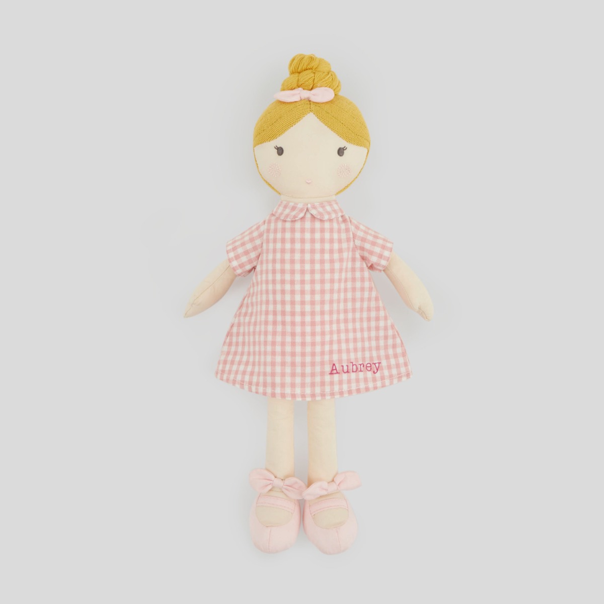 Personalised My 1st Doll in Dress - Blonde Hair