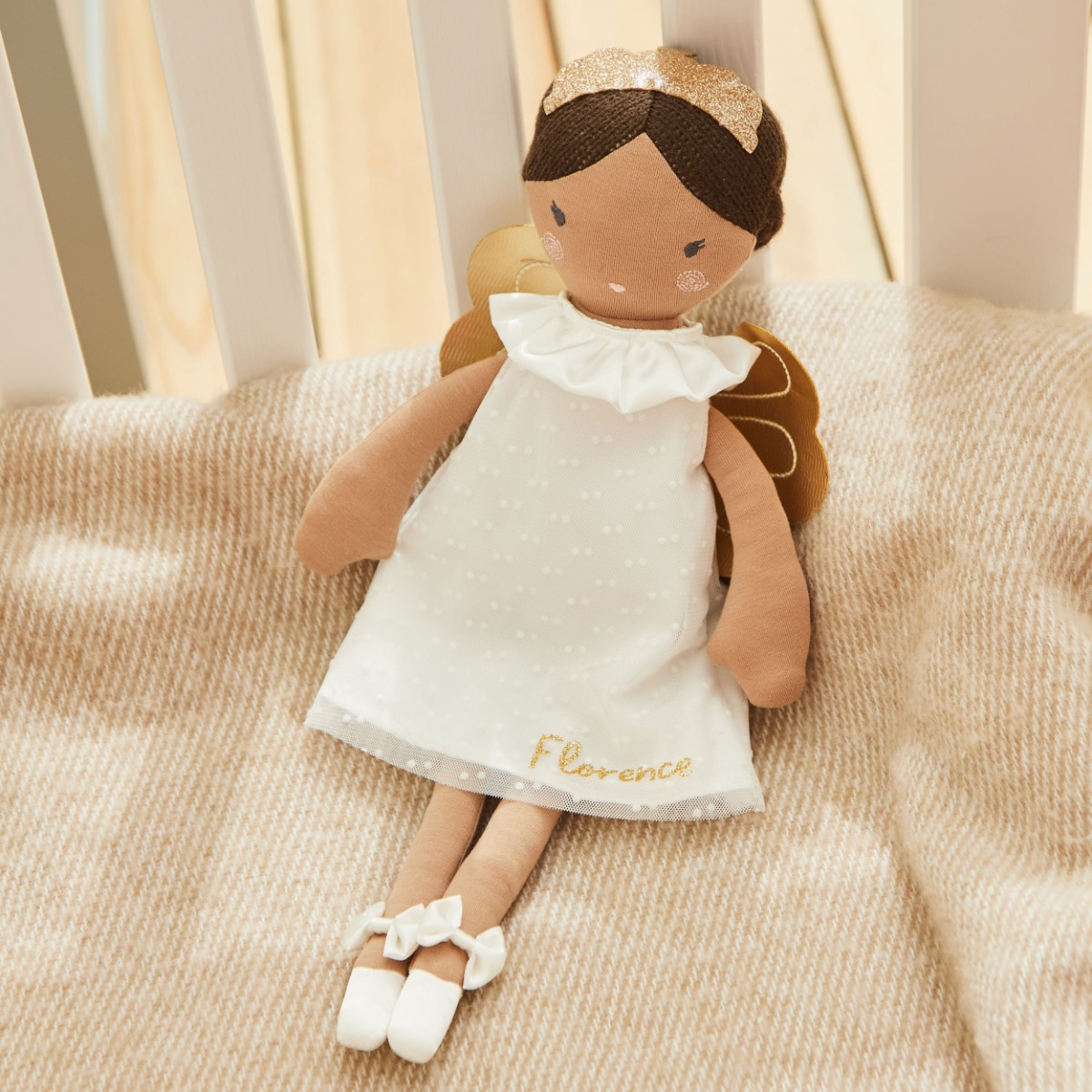 Personalised Angel Doll with Dark Hair