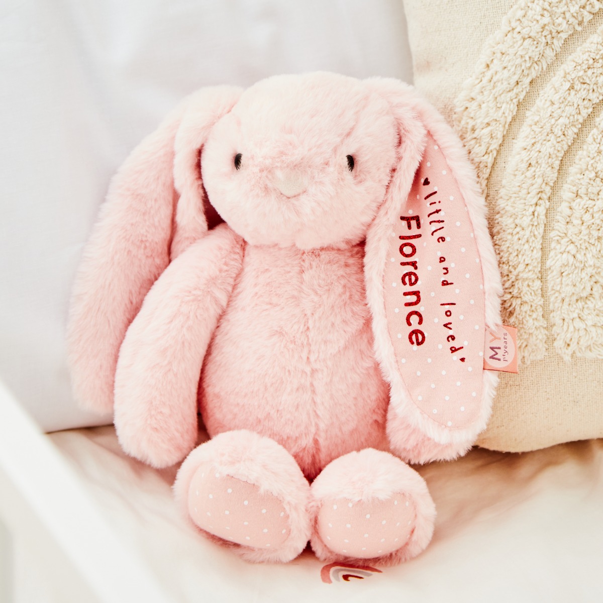 Personalised Little and Loved Bunny Soft Toy