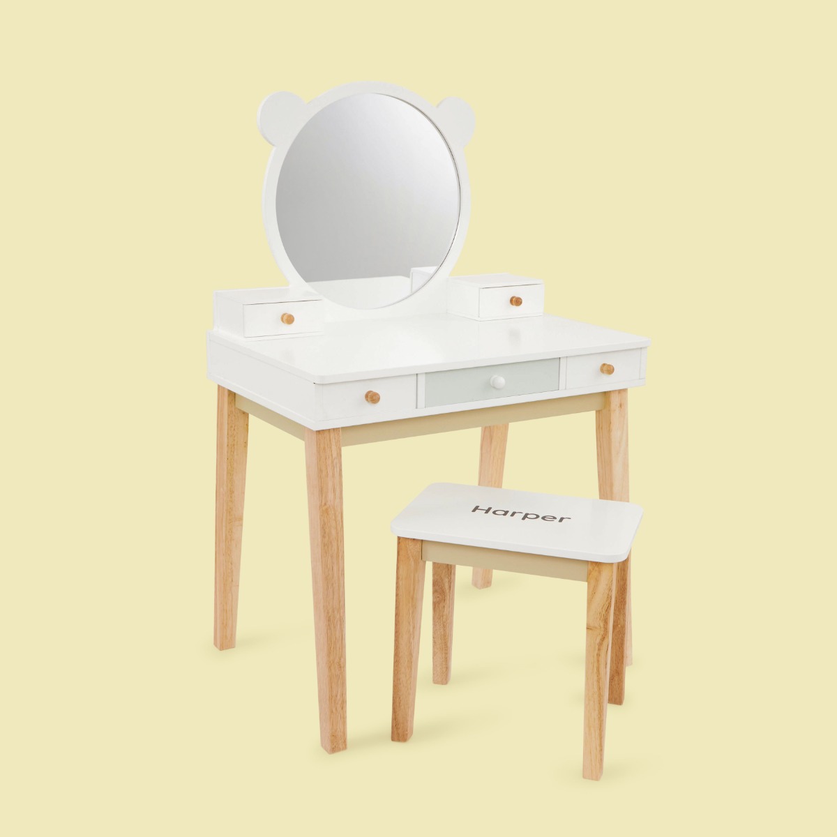 Personalised Tender Leaf Forest Design Dressing Table