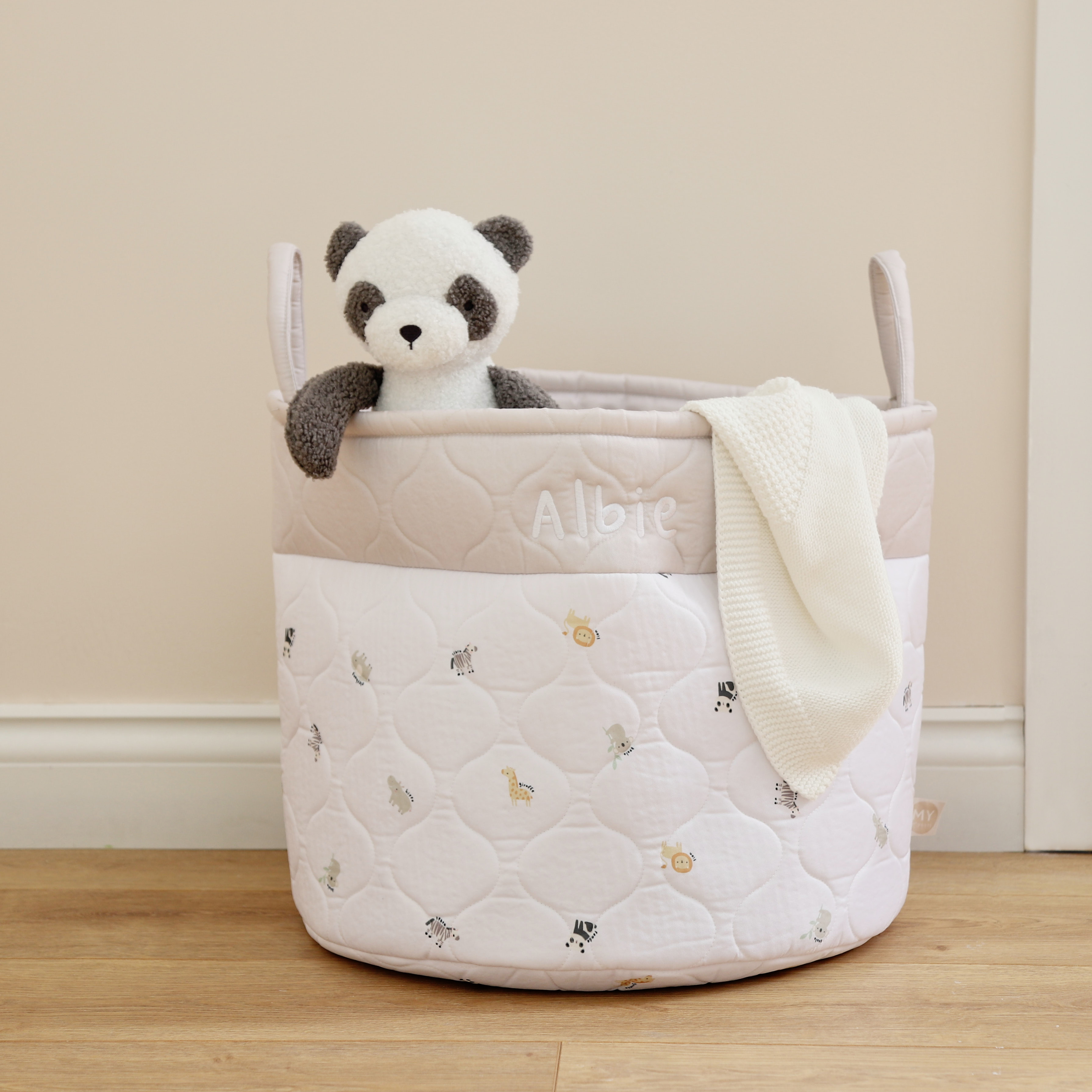 Personalised Born To Be Loved Storage Bag