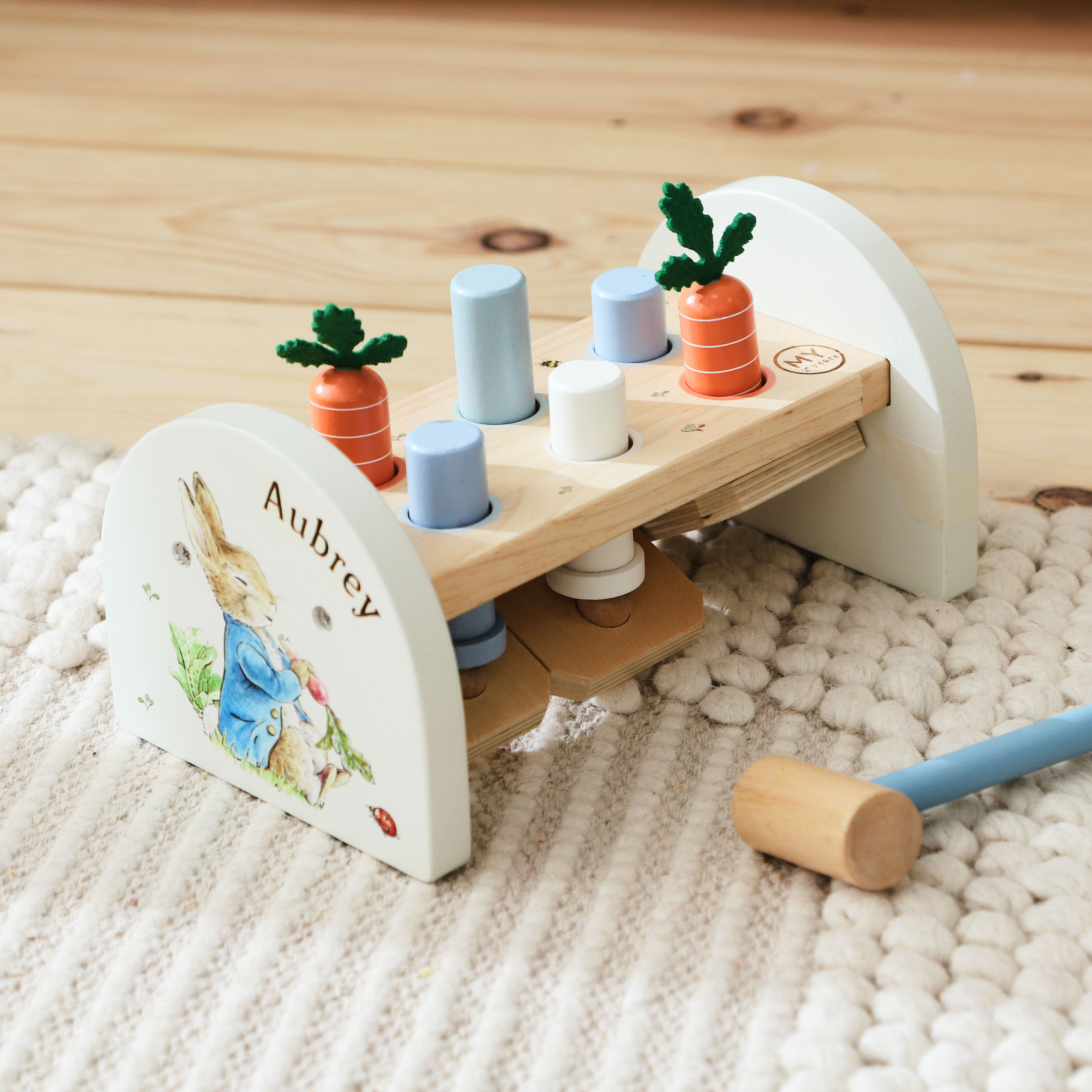 Personalised Peter Rabbit Hammer Bench