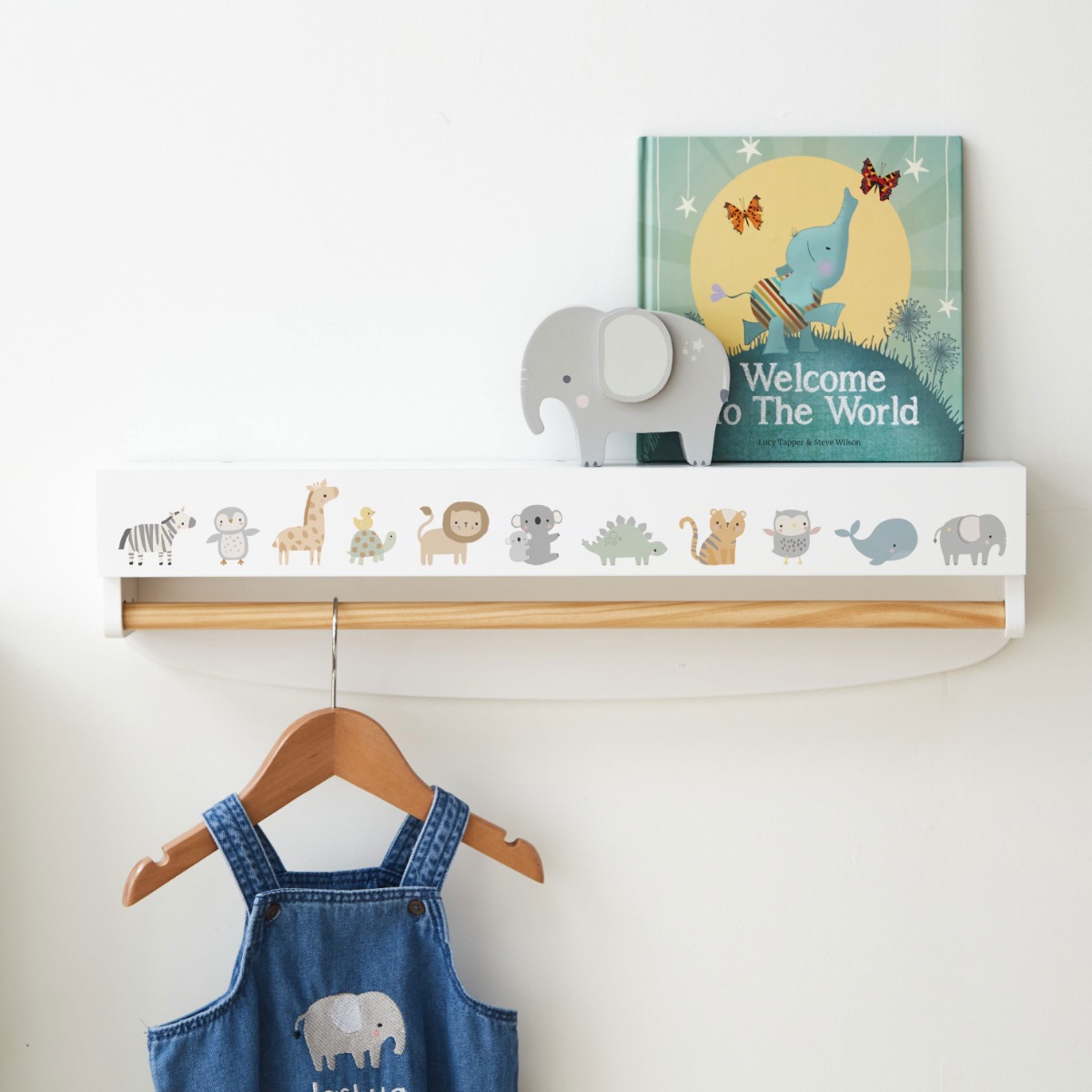 Born to be Loved Hanging Storage Shelf