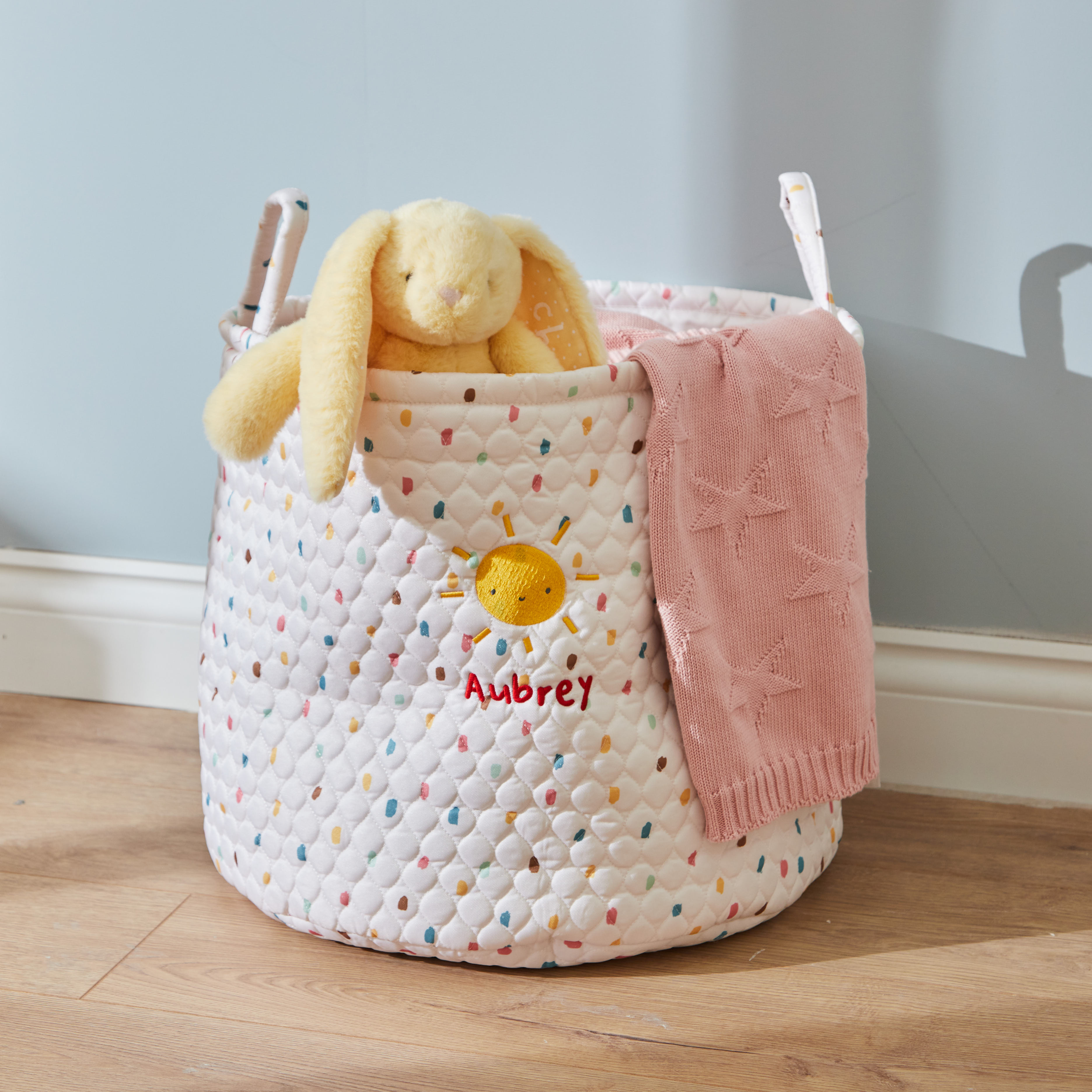 Personalised Large Rainbow Sunshine Storage Bag