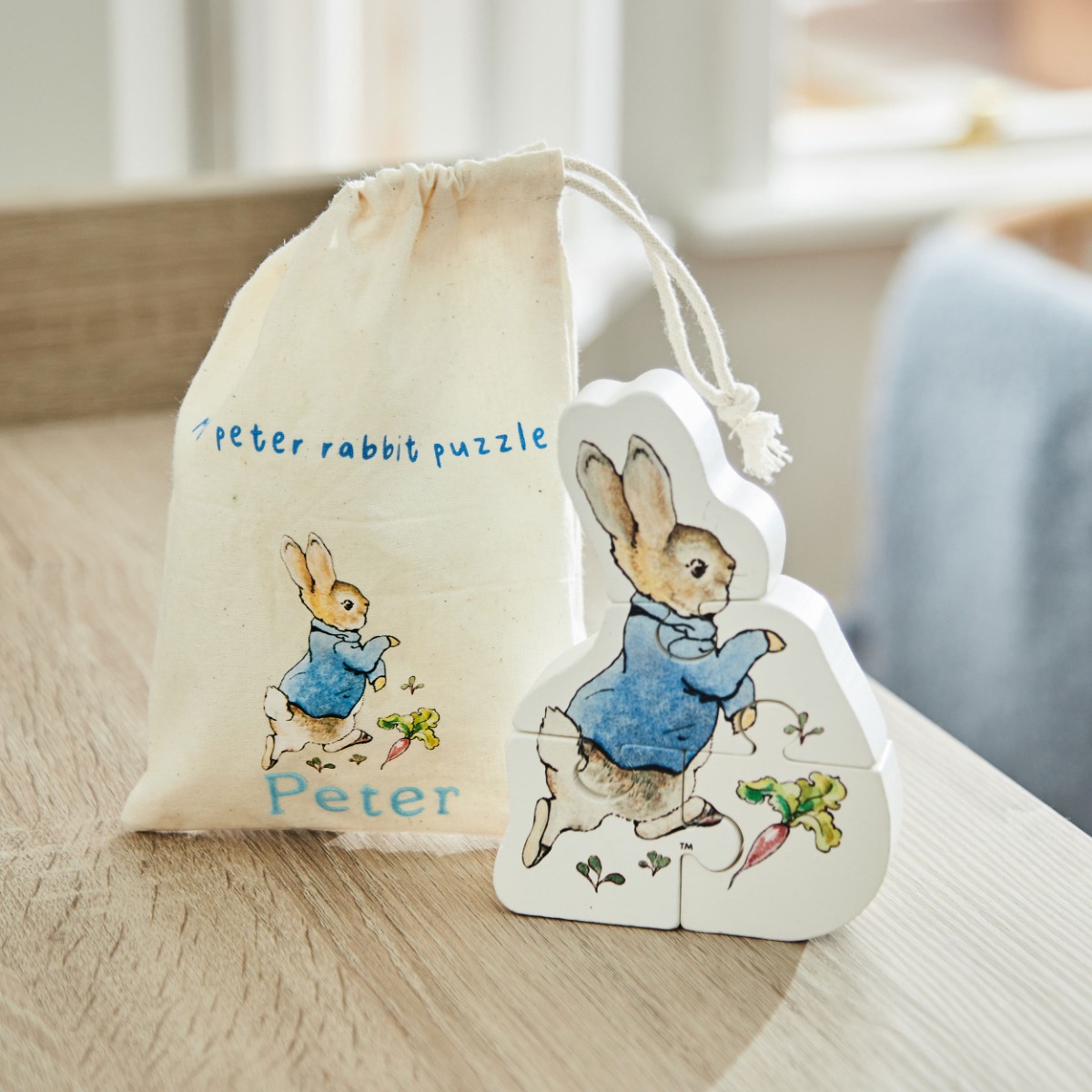 Personalised Peter Rabbit Wooden Puzzle FSC