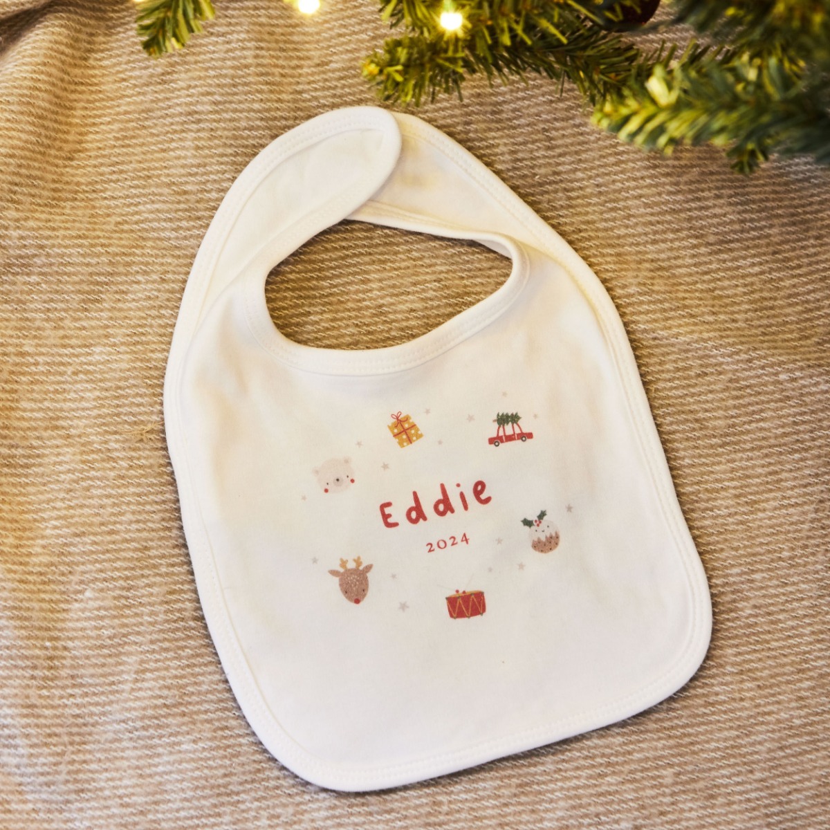 Personalised Christmas Bib