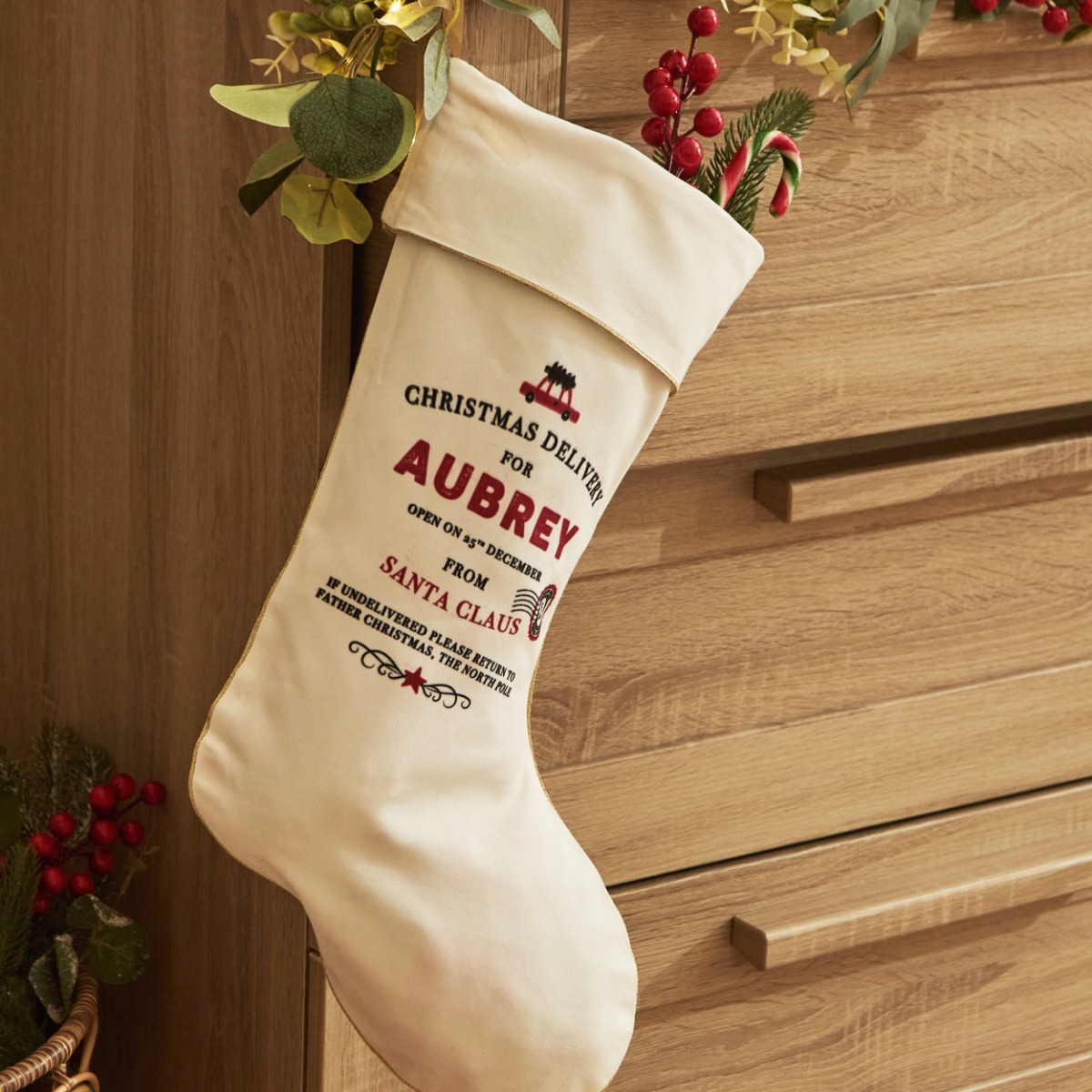 Personalised Christmas Delivery Stocking