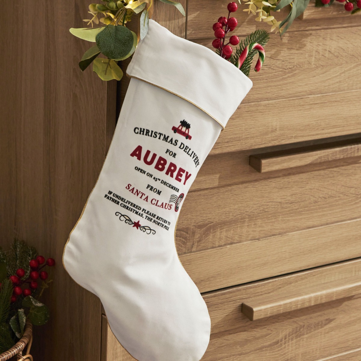 Personalised Christmas Delivery Stocking