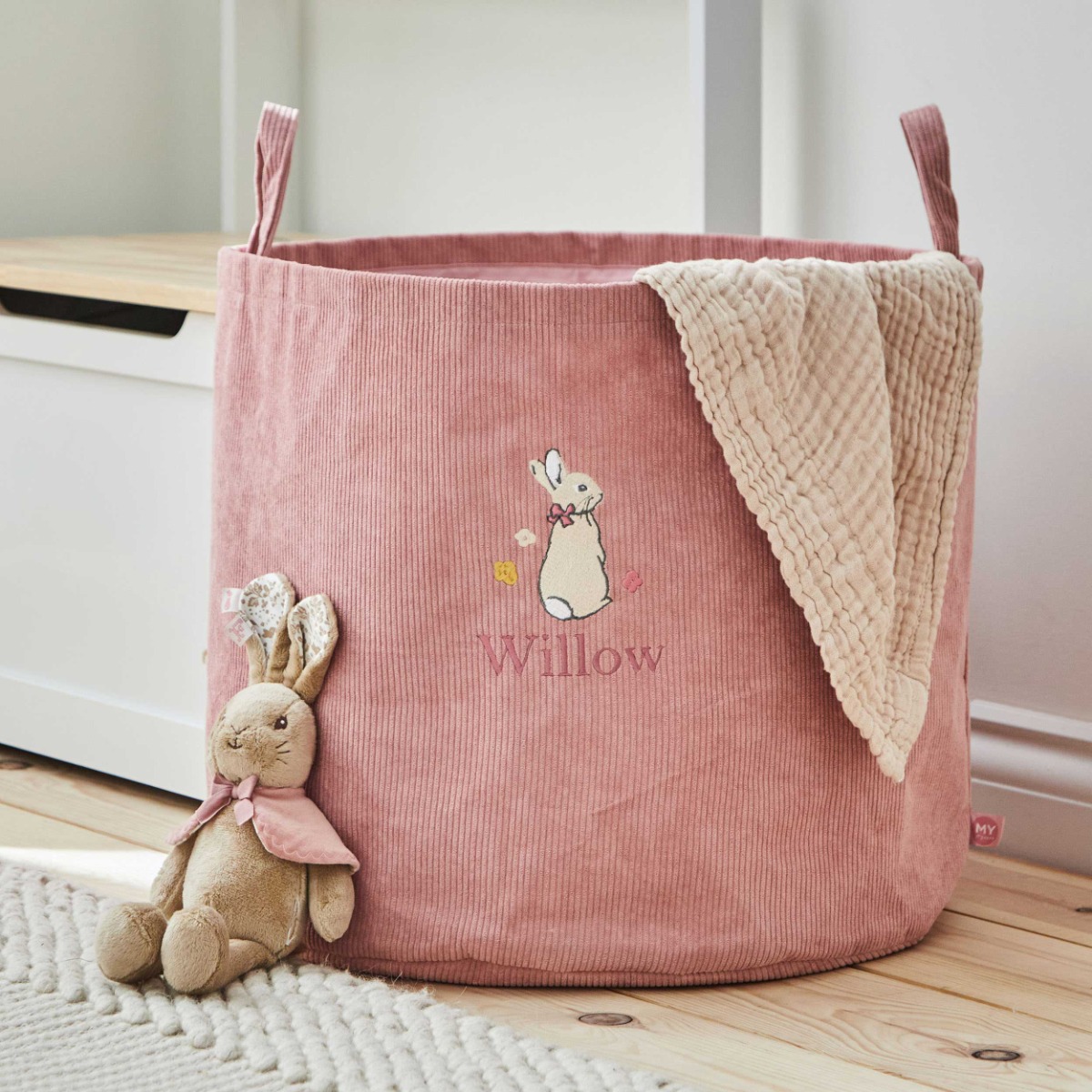 Personalised Large Flopsy Bunny Storage Bag