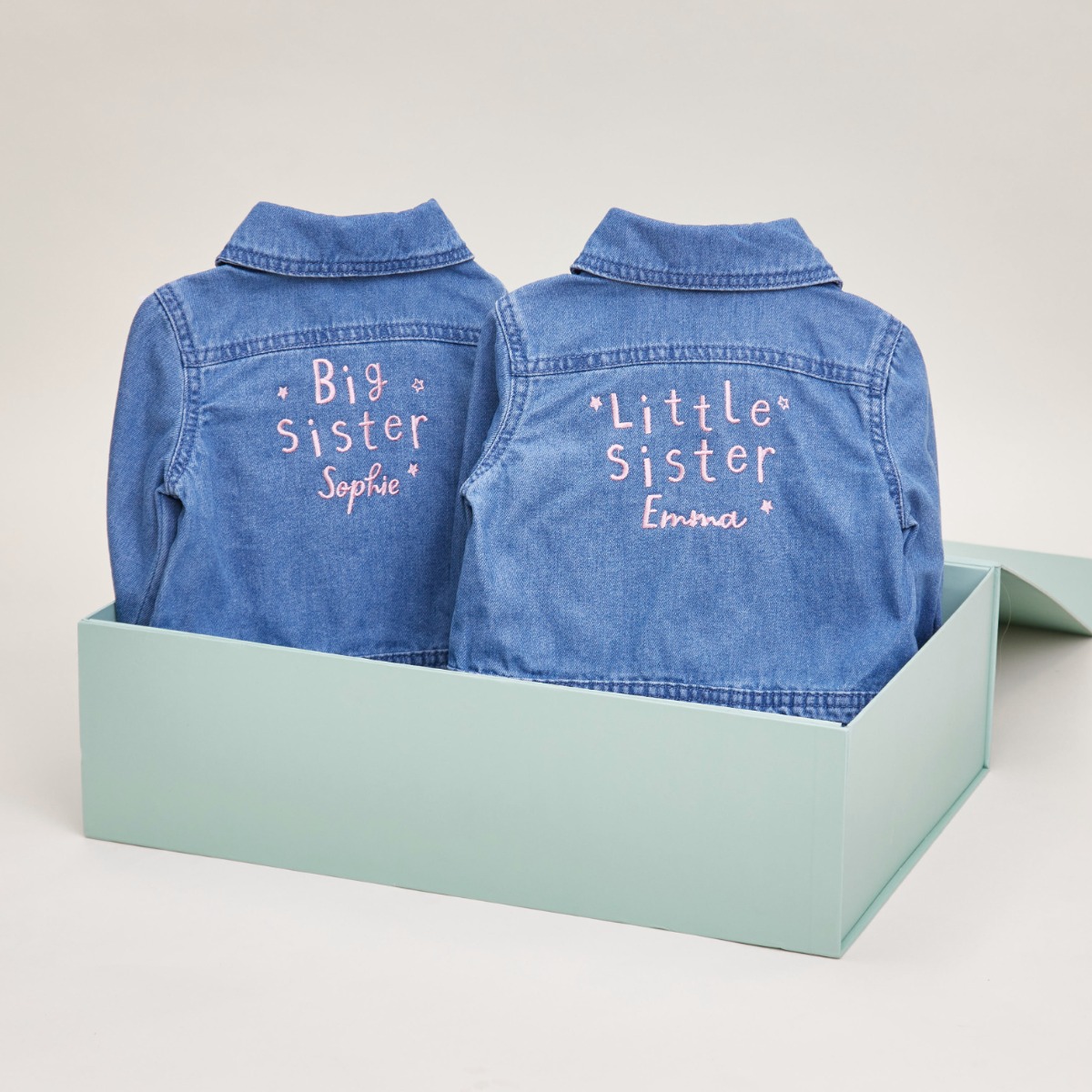 Matching Siblings Denim Jacket Set